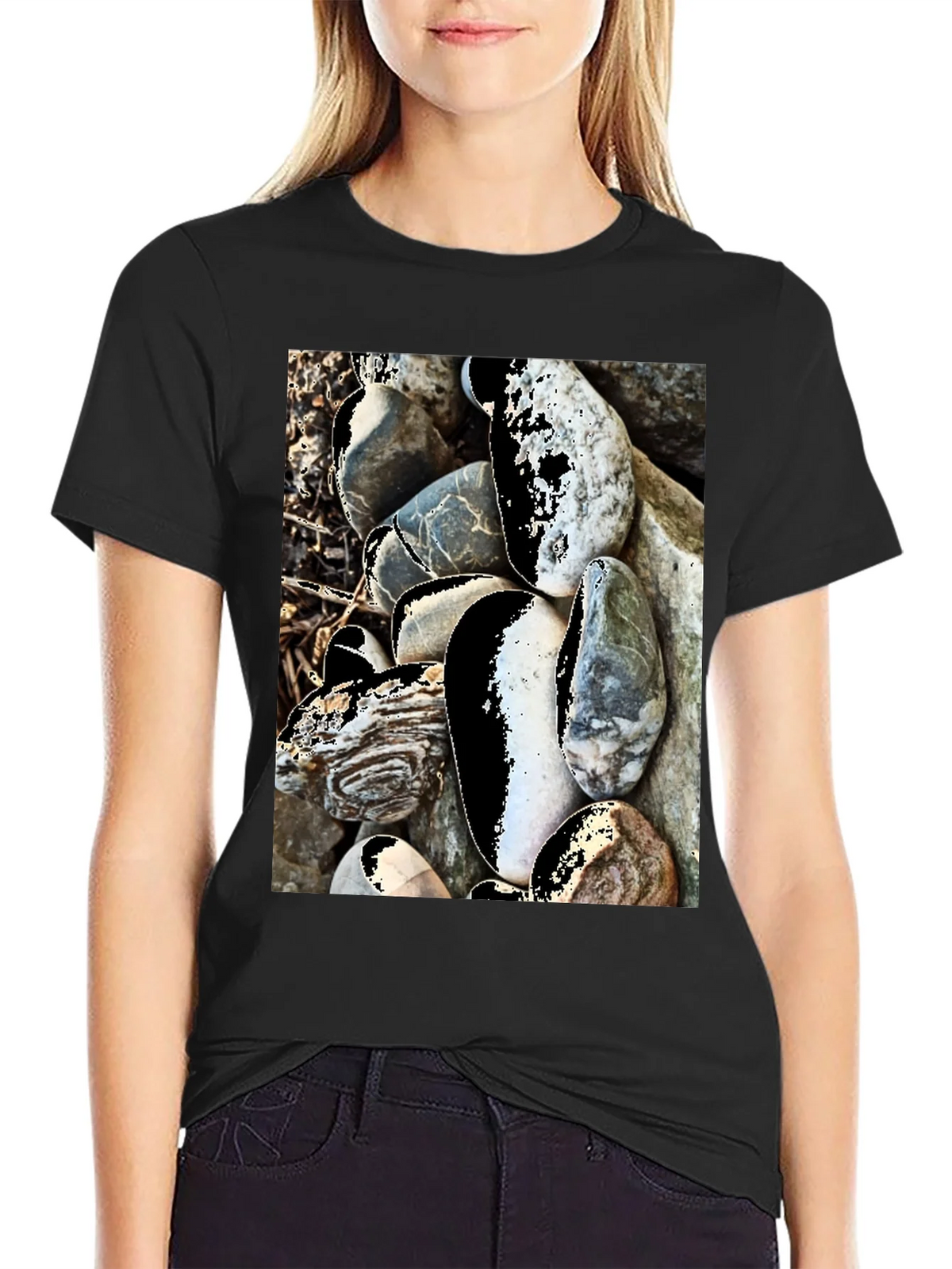 Abstract Stone T-Shirt product image 2