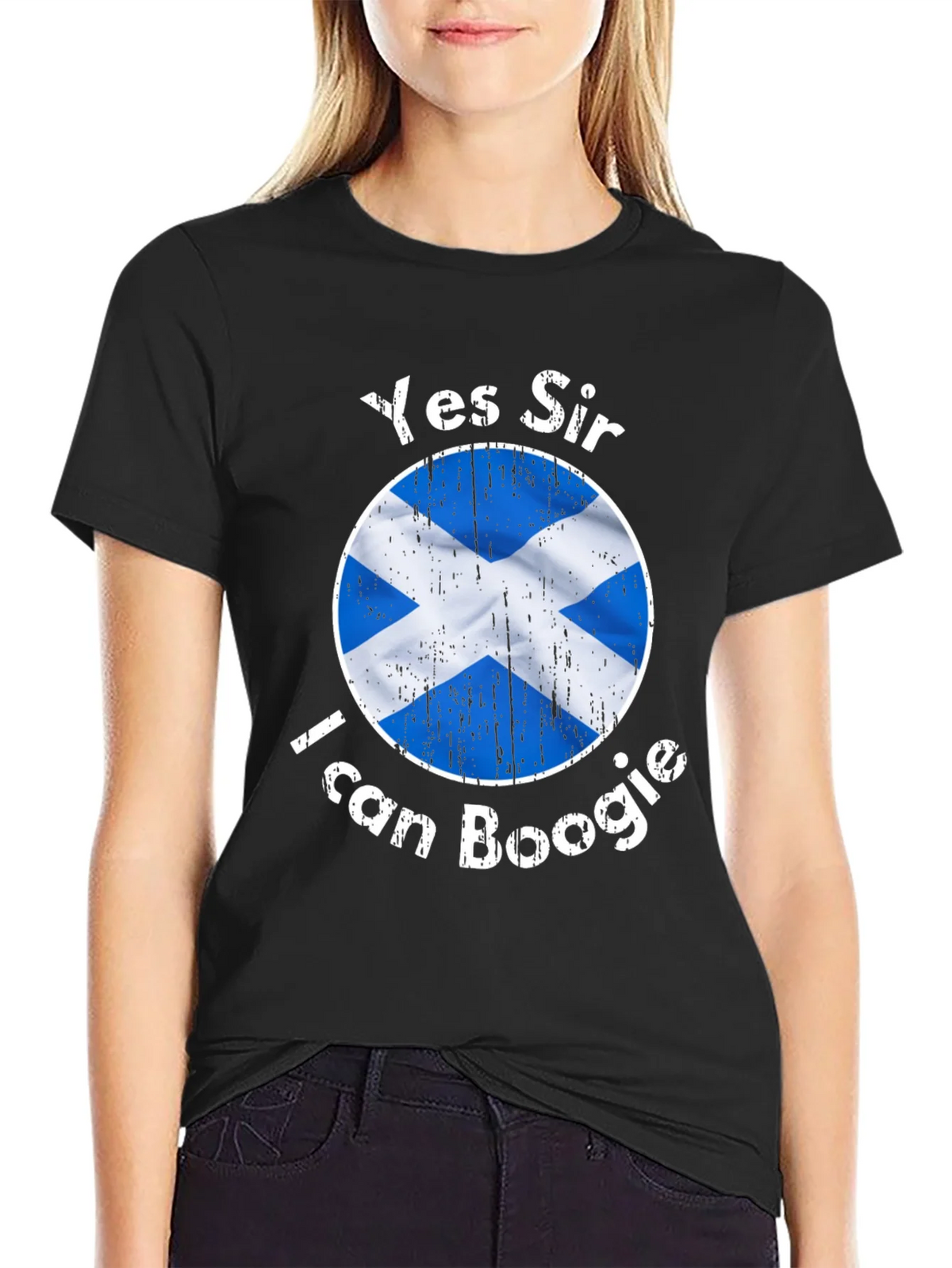 Yes Sir I Can Boogie Scotland Flag Graphic T-Shirt product image 2