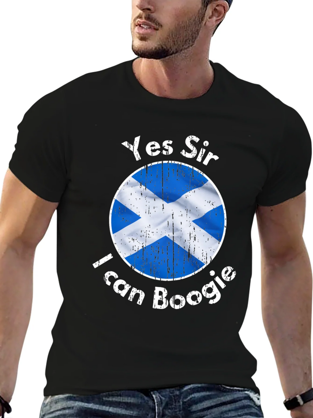 Yes Sir I Can Boogie Scotland Flag Graphic T-Shirt product image 6