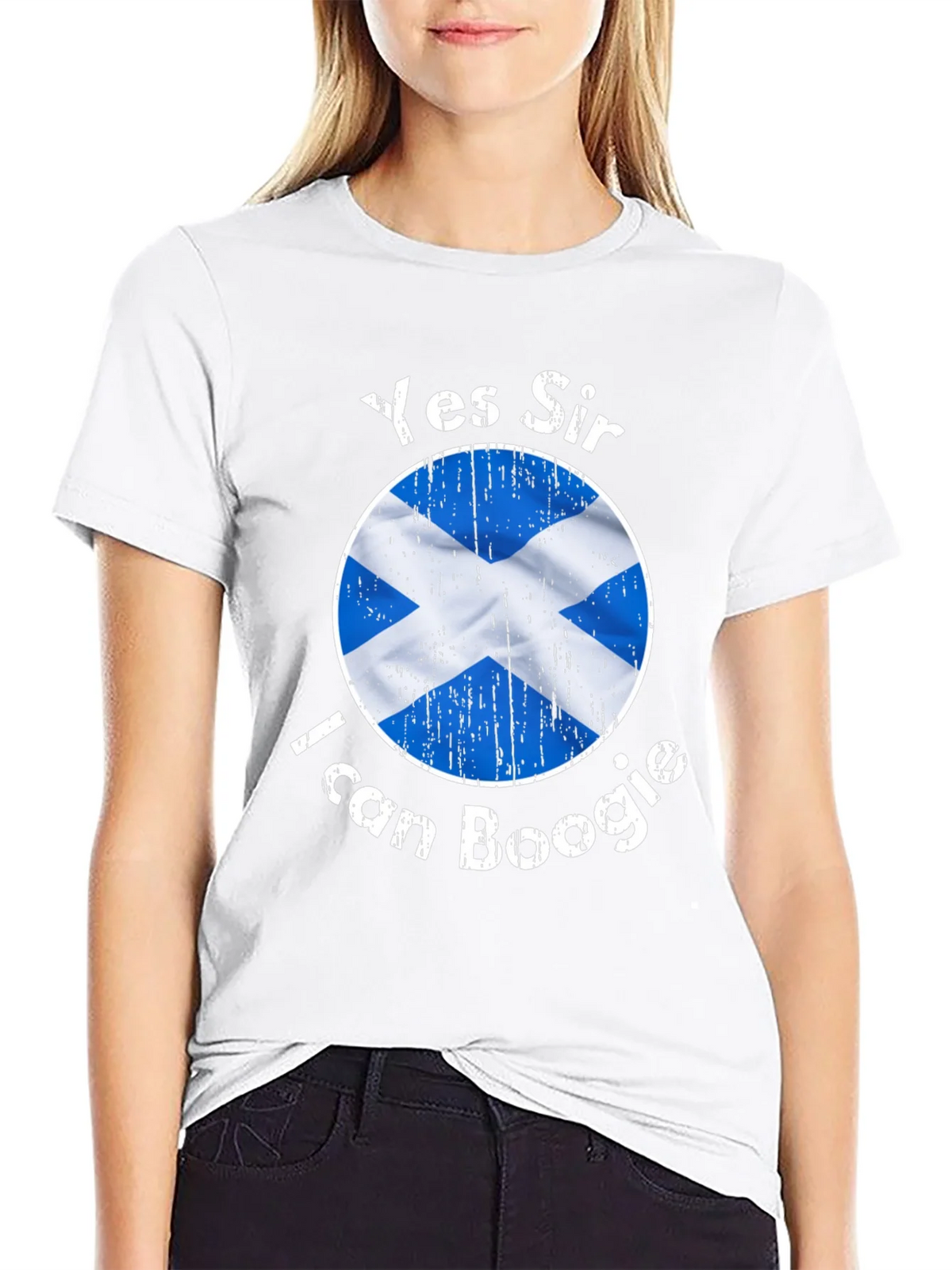 Yes Sir I Can Boogie Scotland Flag Graphic T-Shirt product image 7