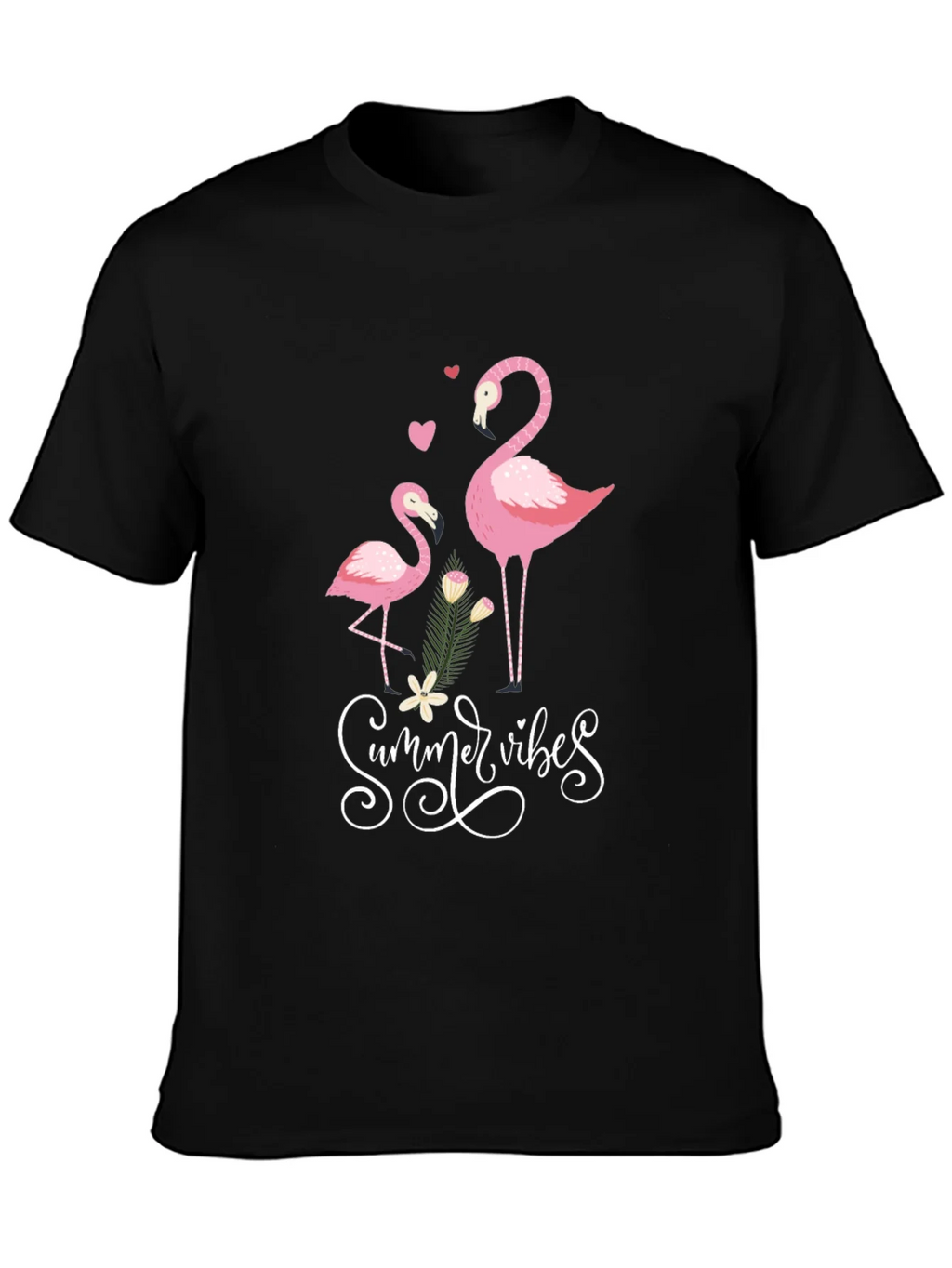 Summer Vibes Flamingo Graphic Tee product image 3