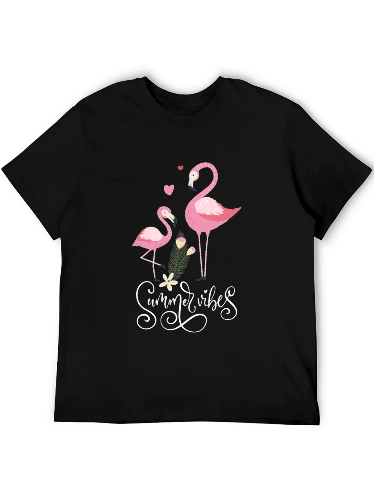 Summer Vibes Flamingo Graphic Tee product image 5