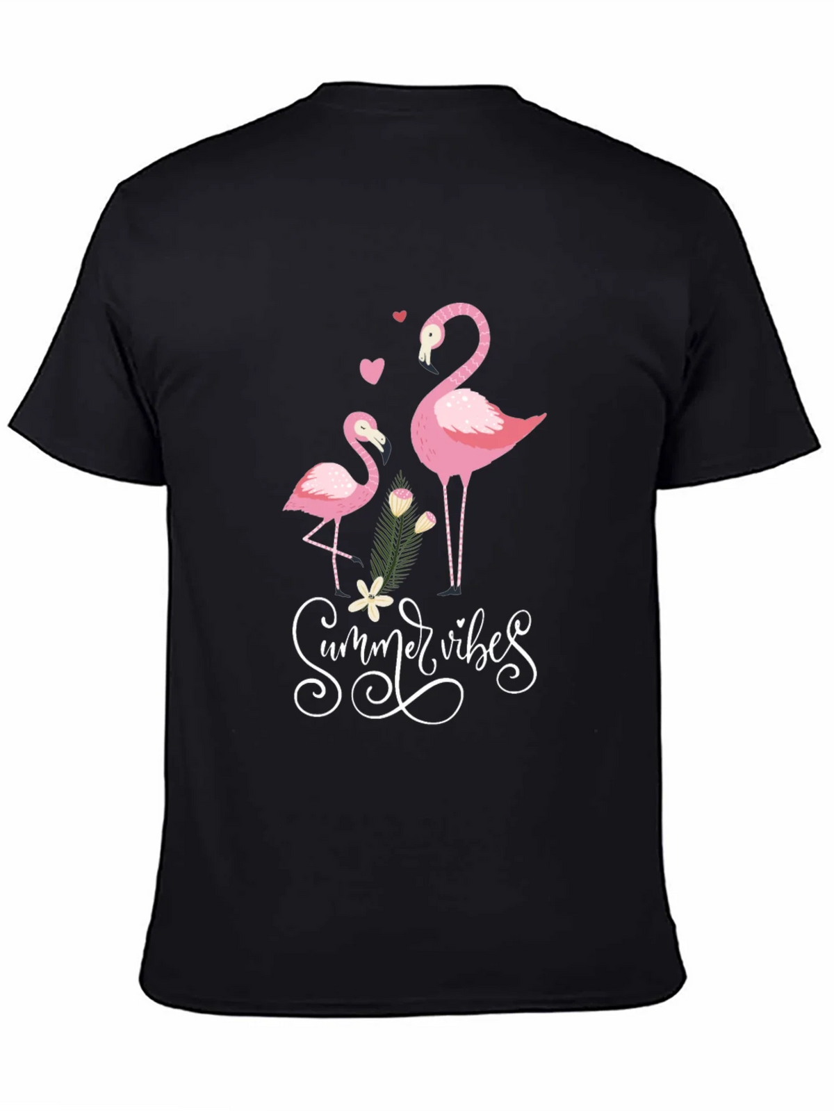 Summer Vibes Flamingo Graphic Tee product image 4