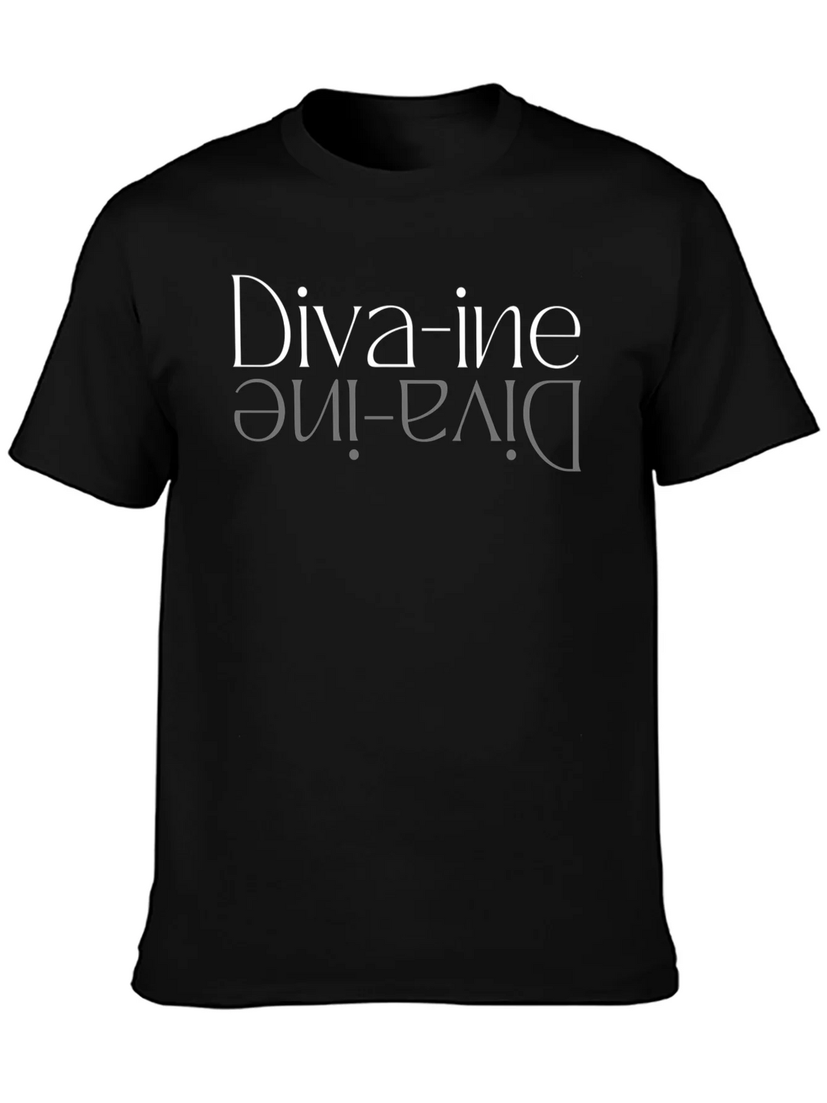 Diva-ine Reflective Graphic Tee - Black product image 2