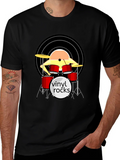 Vinyl Rocks Drum Set Graphic Tee product image 1