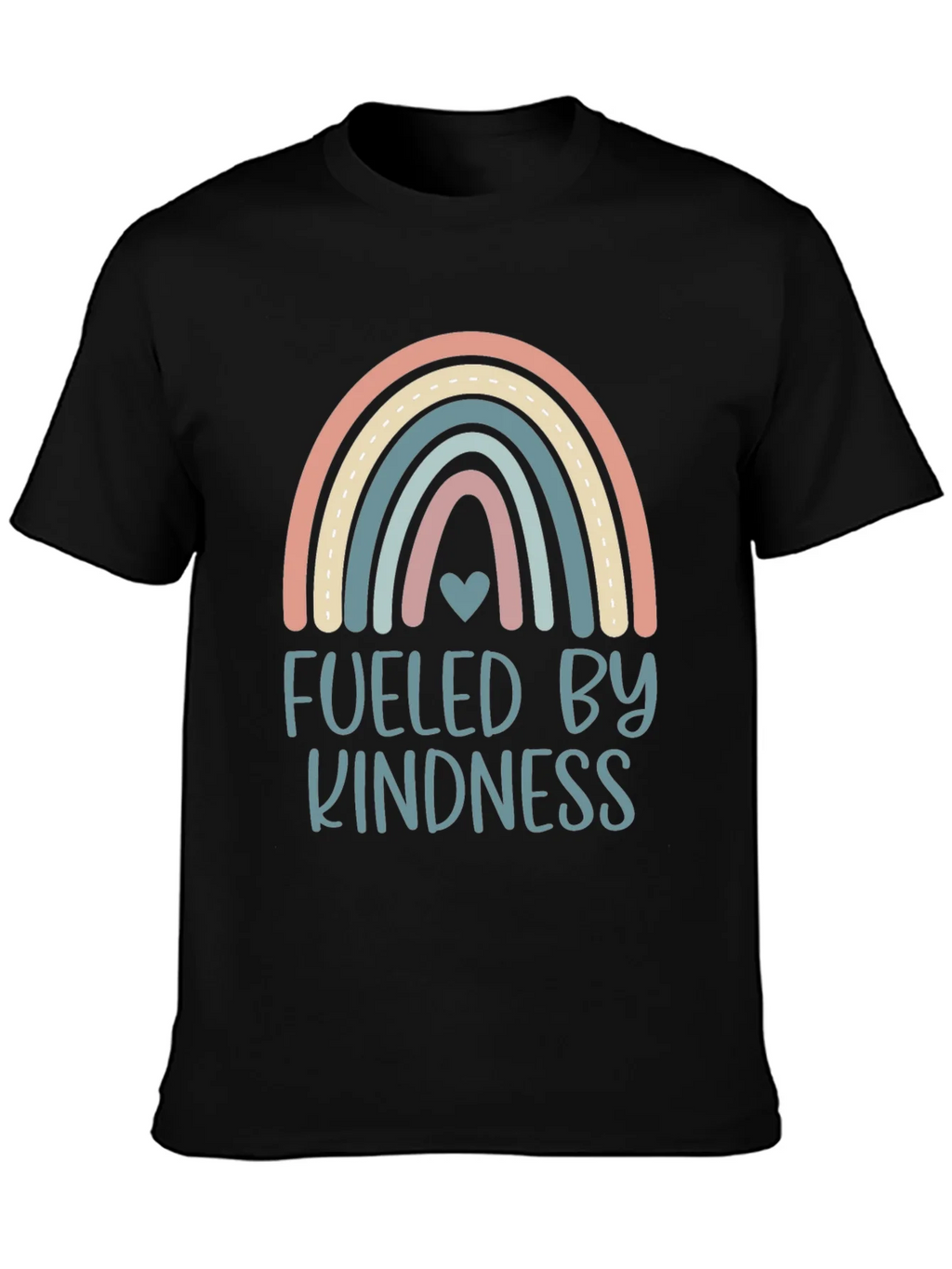 Kindness Fueled Rainbow Graphic T-Shirt product image 3