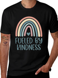 Kindness Fueled Rainbow Graphic T-Shirt product image 1