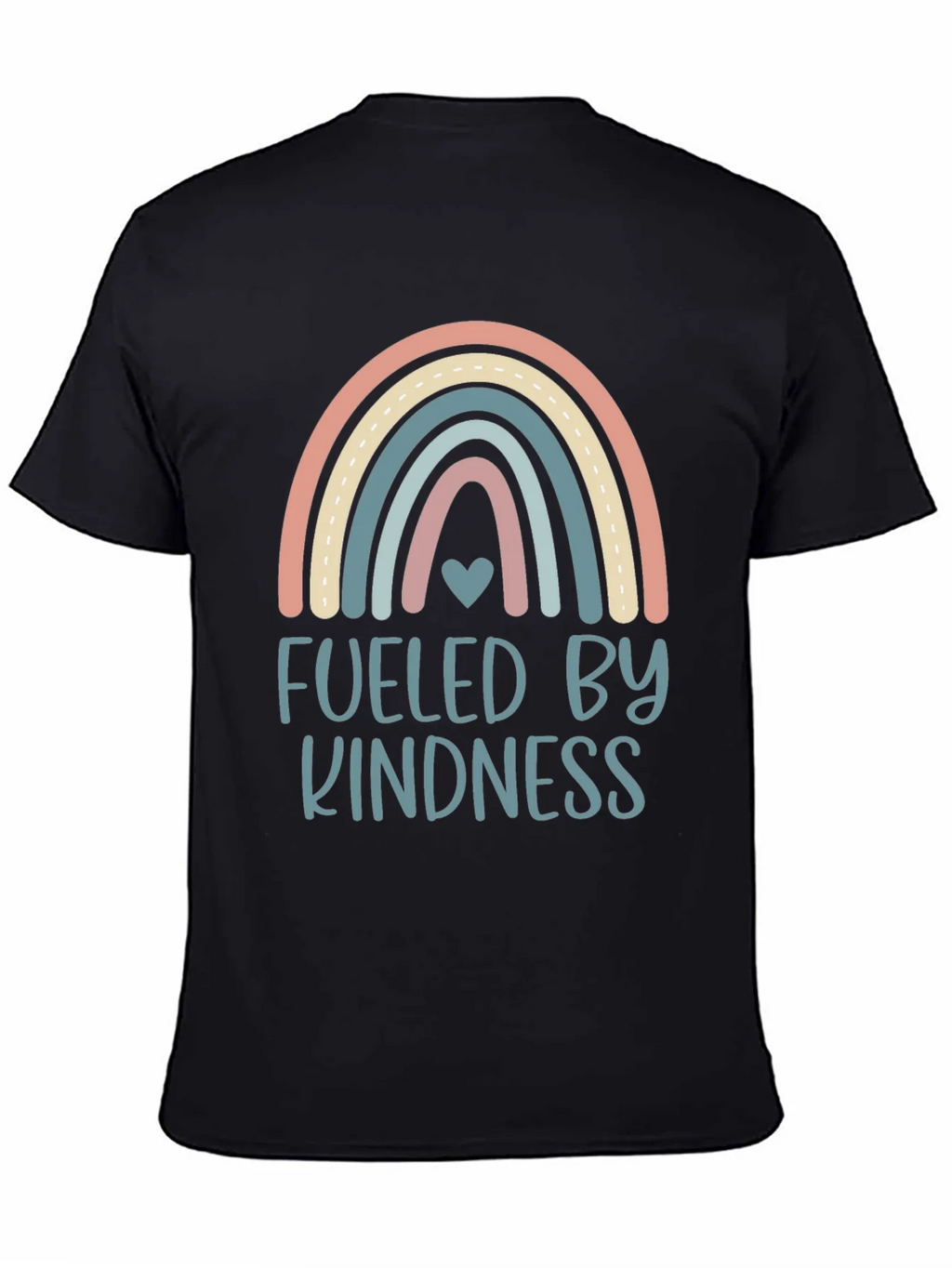 Kindness Fueled Rainbow Graphic T-Shirt product image 4