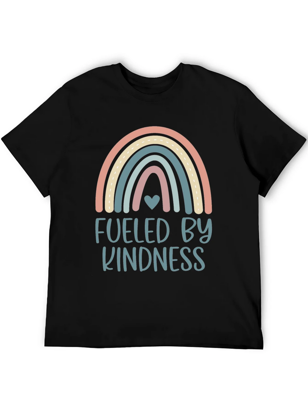 Kindness Fueled Rainbow Graphic T-Shirt product image 5
