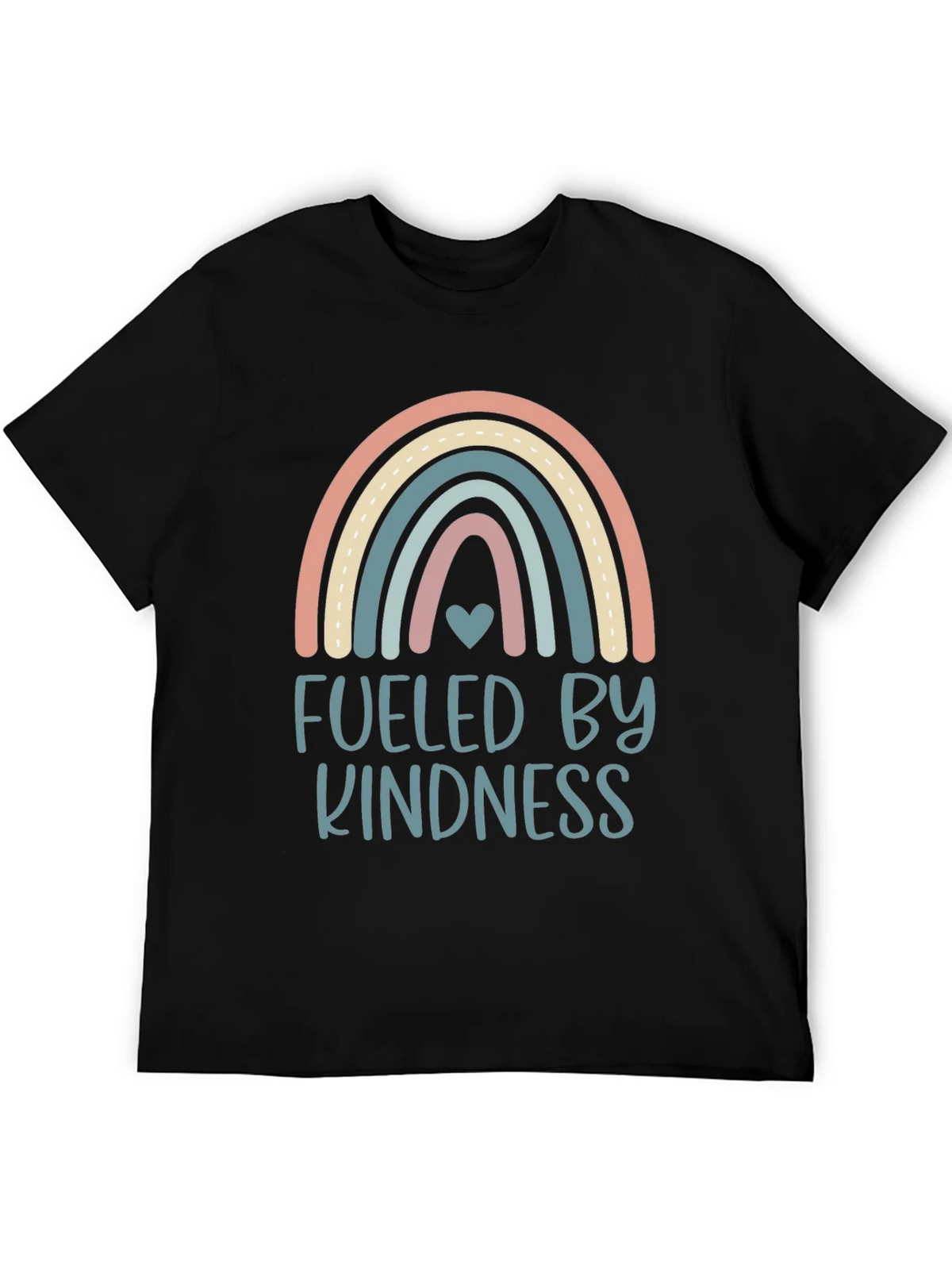Kindness Fueled Rainbow Graphic T-Shirt product image 5