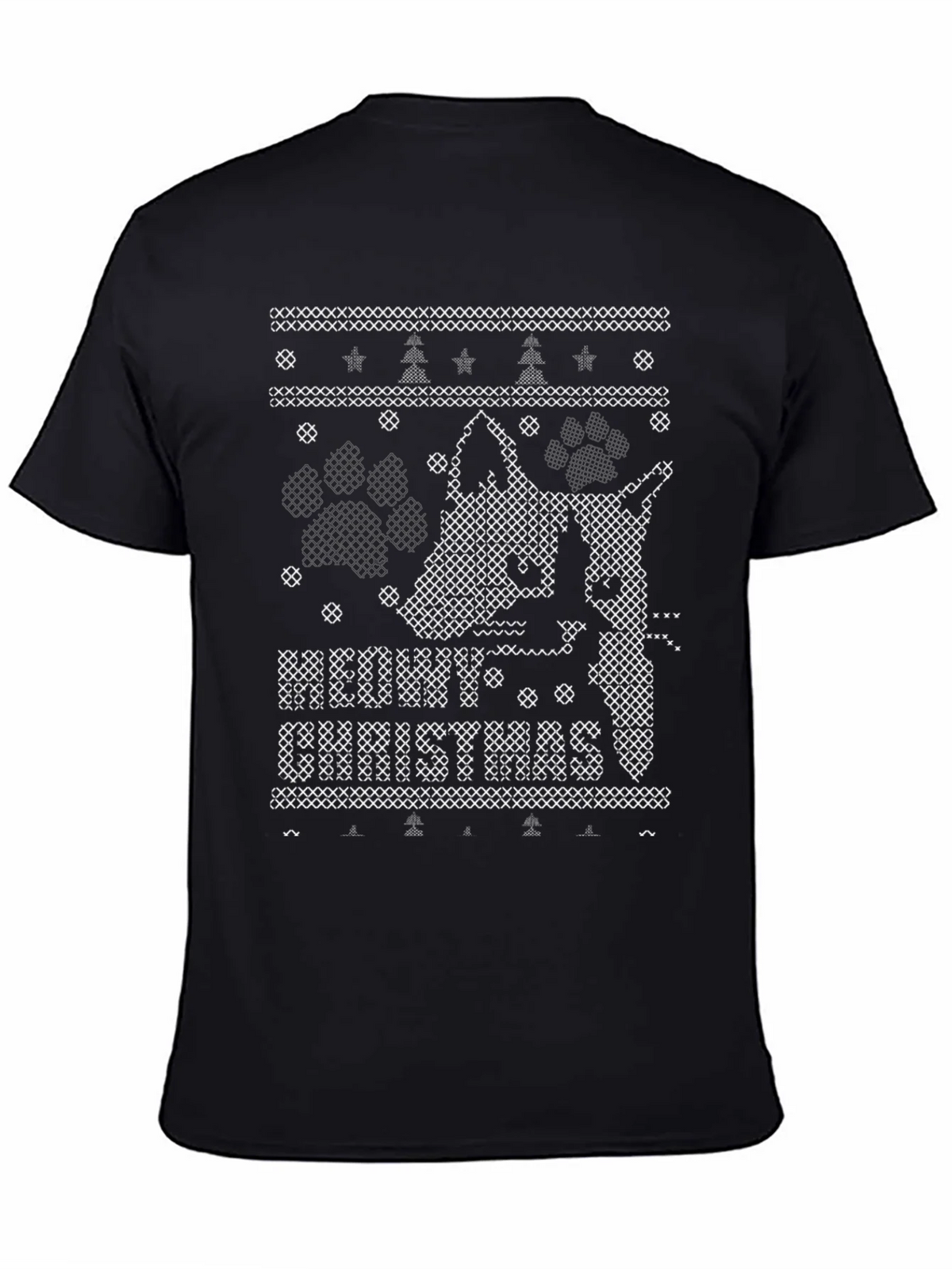 Ugly Christmas Sweater Dog Lover T-Shirt product image 4
