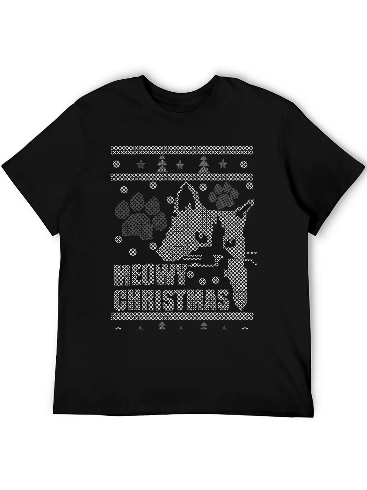 Ugly Christmas Sweater Dog Lover T-Shirt product image 5