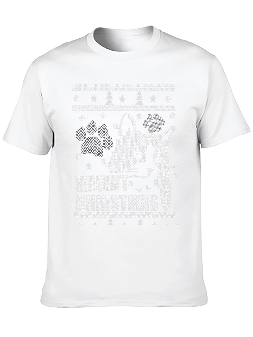Ugly Christmas Sweater Dog Lover T-Shirt product image 8