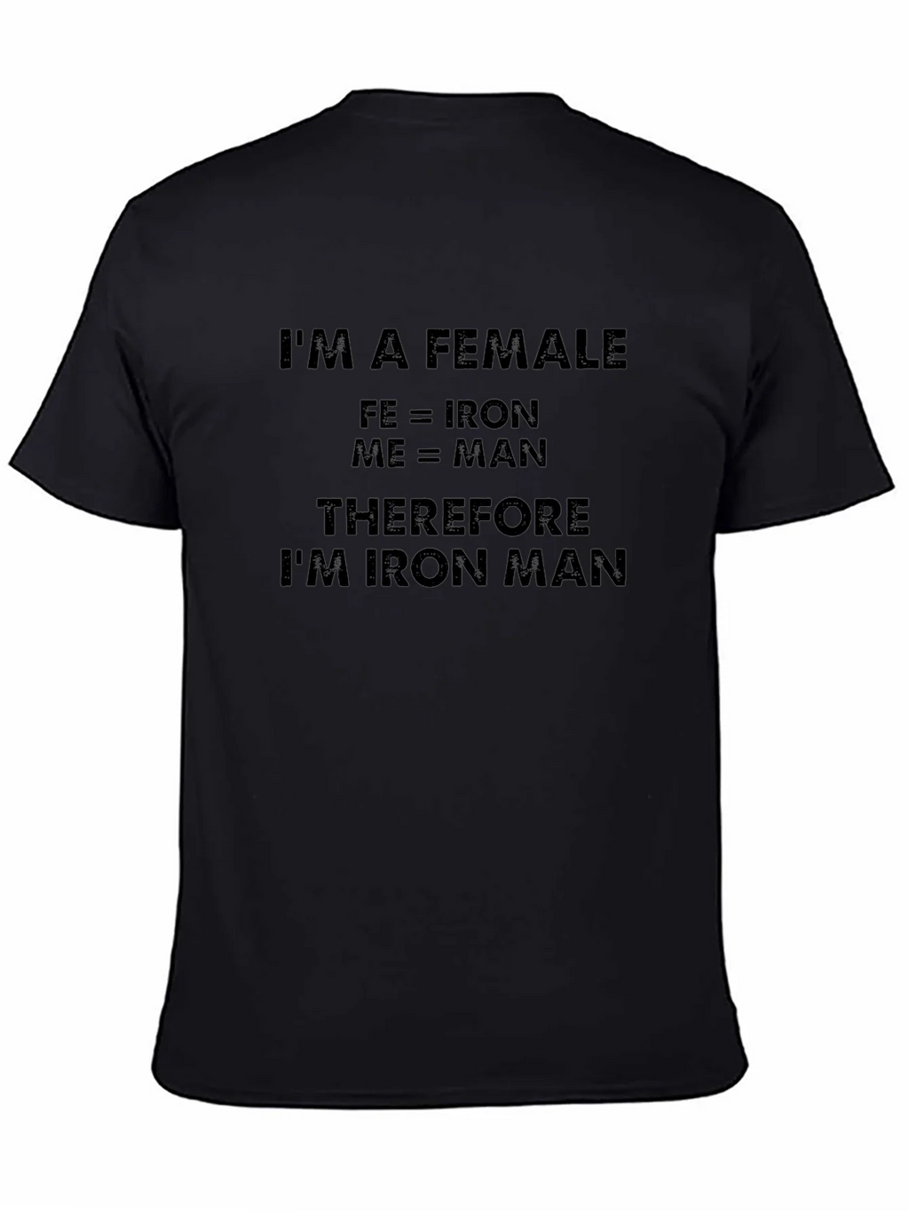 Im A Female Iron Man Funny T-Shirt product image 4