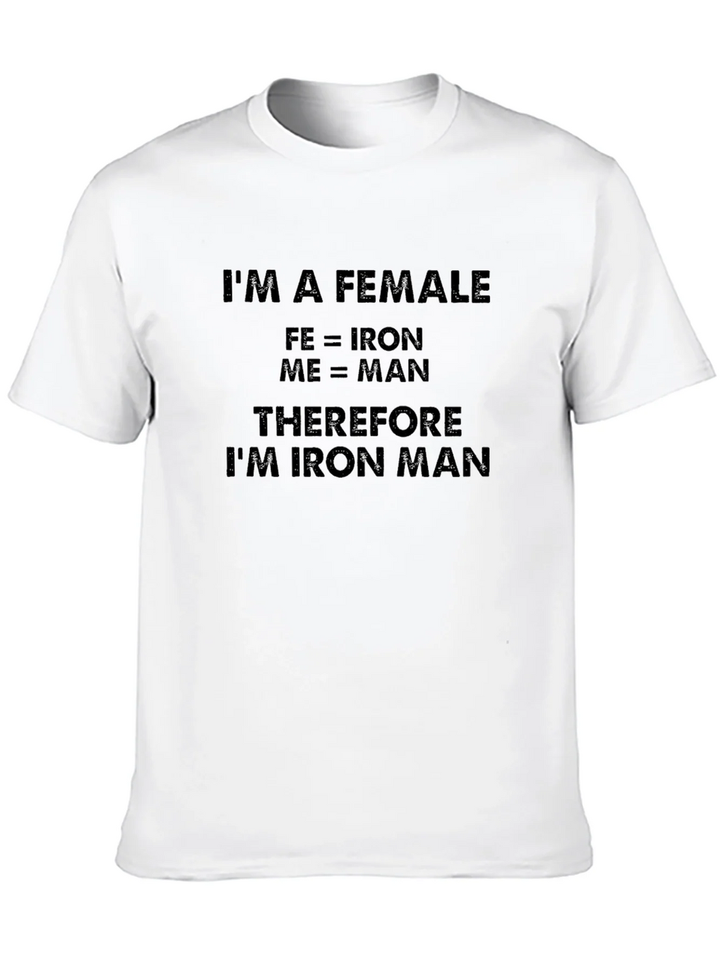 Im A Female Iron Man Funny T-Shirt product image 9