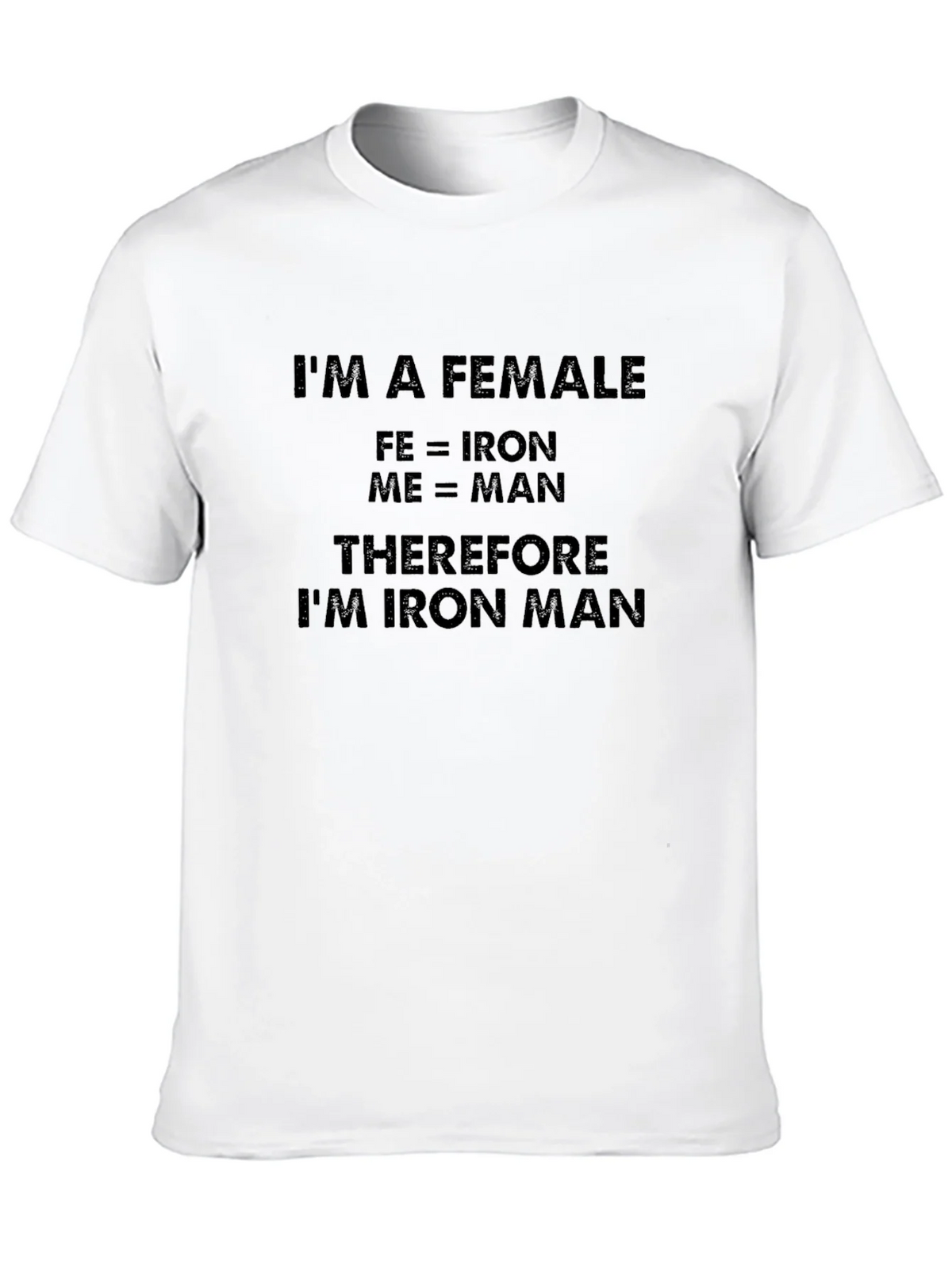 Im A Female Iron Man Funny T-Shirt product image 9