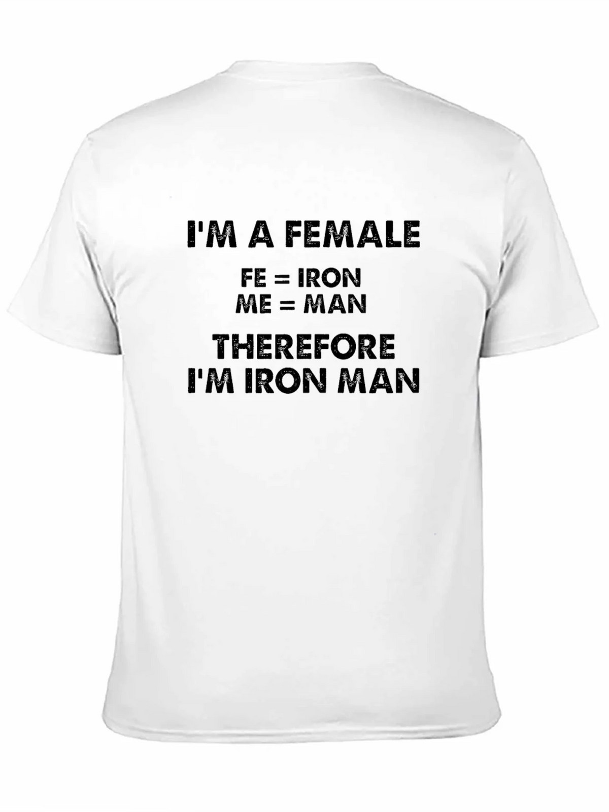 Im A Female Iron Man Funny T-Shirt product image 10