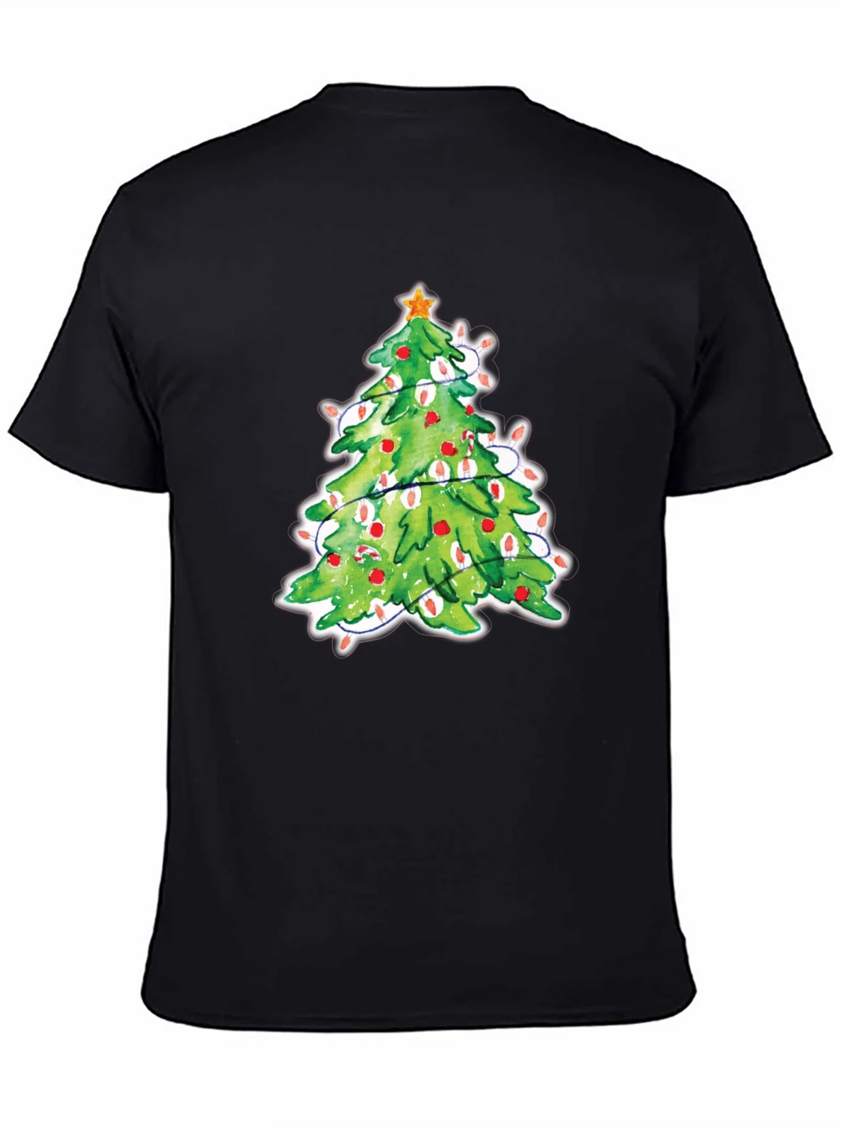 Christmas Tree T-Shirt Festive Holiday Tee product image 4