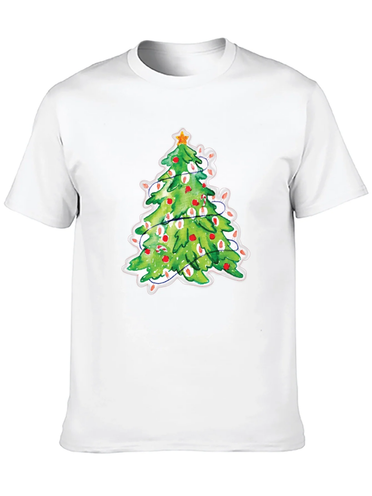 Christmas Tree T-Shirt Festive Holiday Tee product image 9
