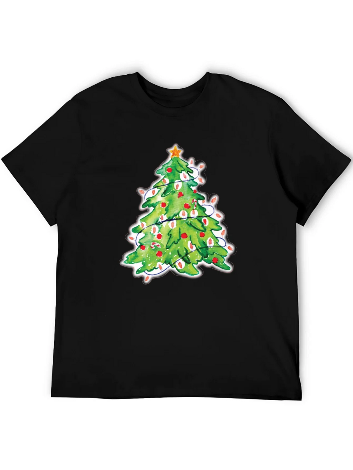 Christmas Tree T-Shirt Festive Holiday Tee product image 5