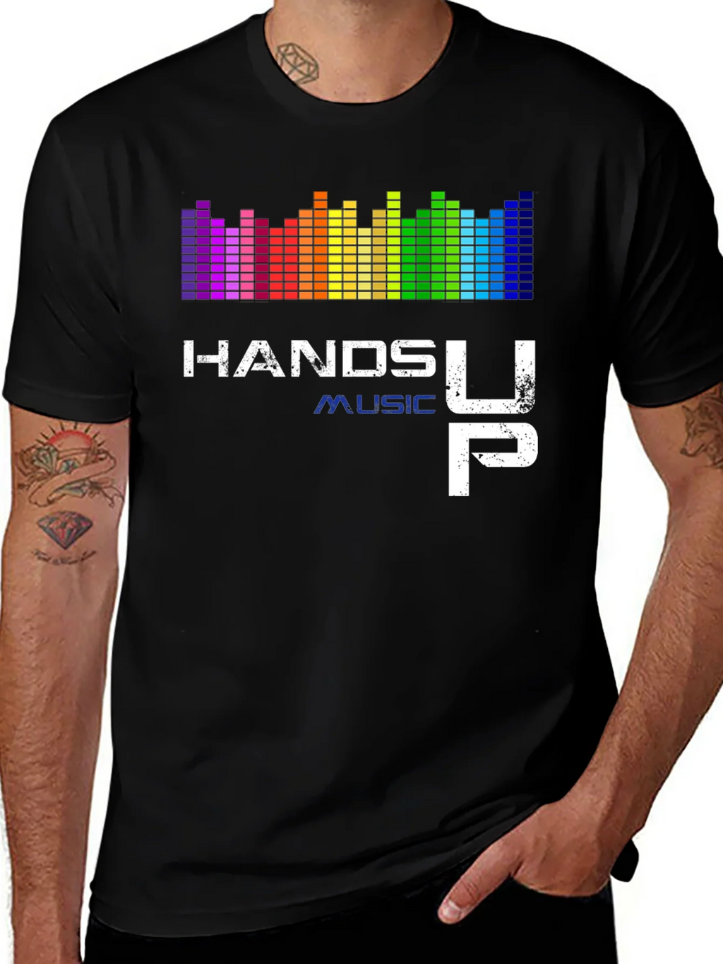 Hands Up Music Graphic Tee product image 1