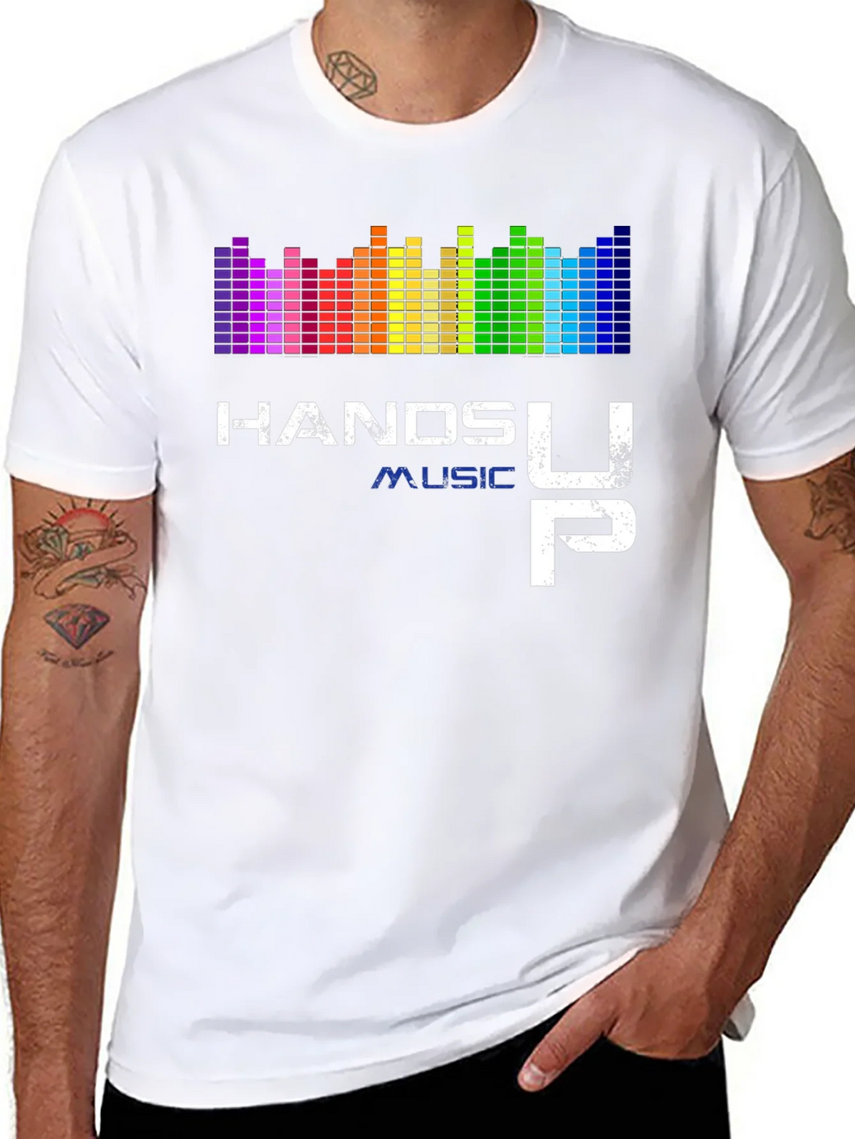 Hands Up Music Graphic Tee product image 6