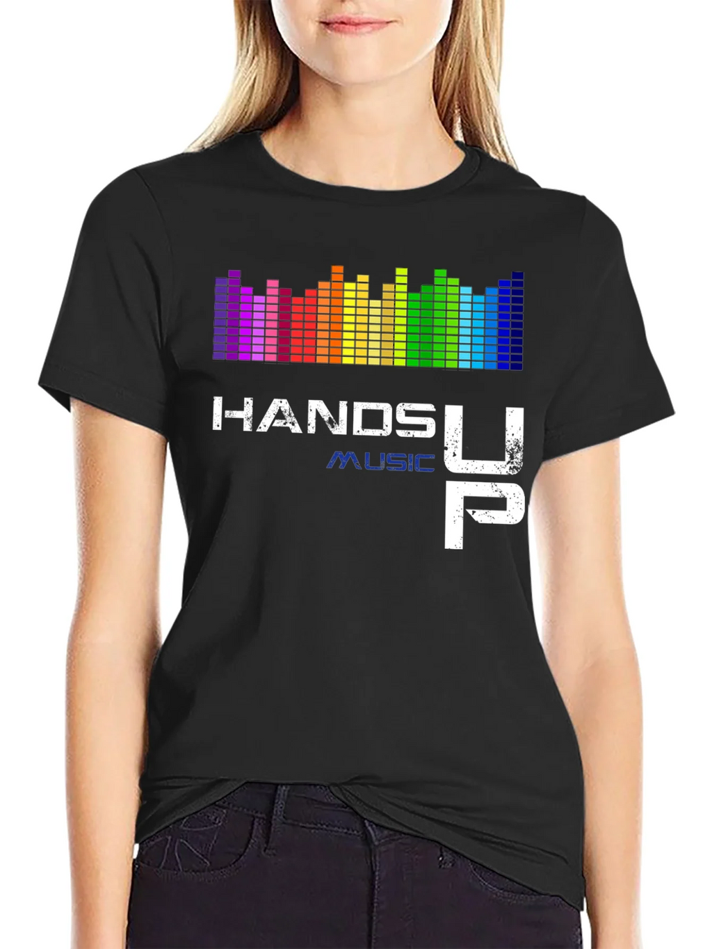 Hands Up Music Graphic Tee product image 2