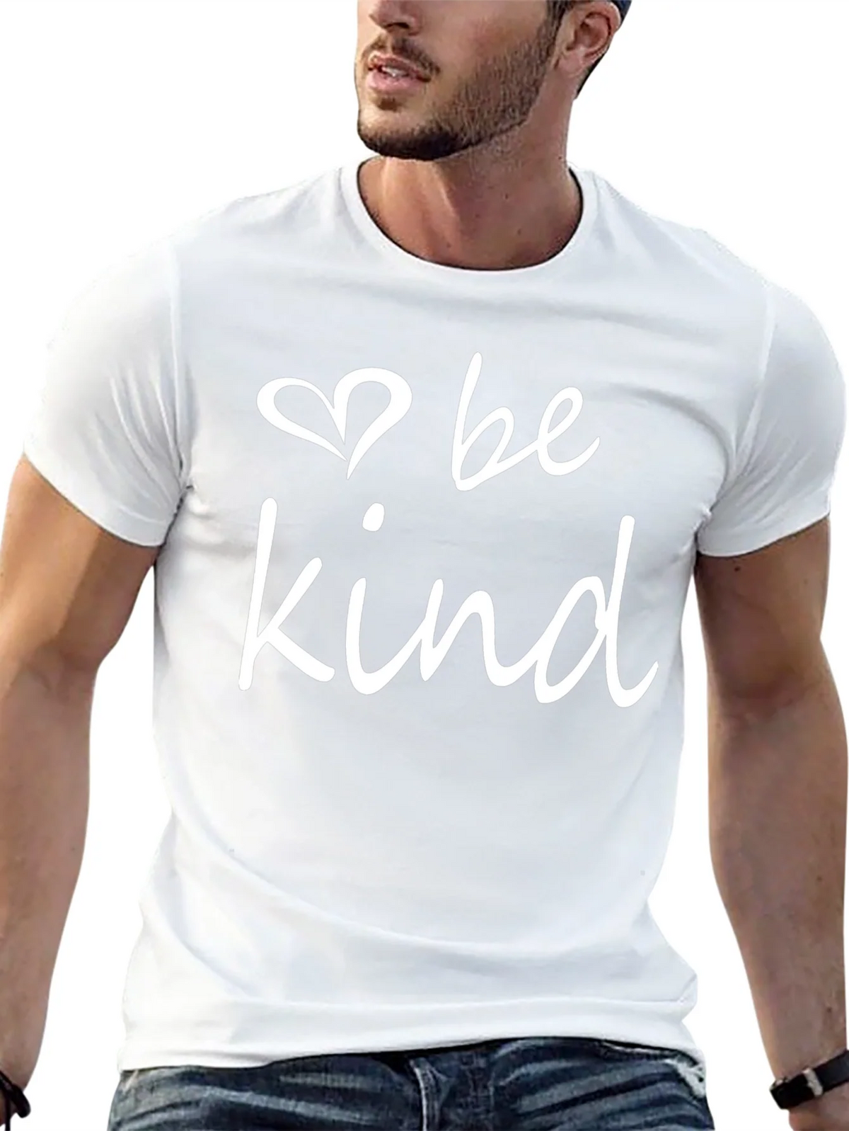 Be Kind T-Shirt - Black Crew Neck Tee product image 12