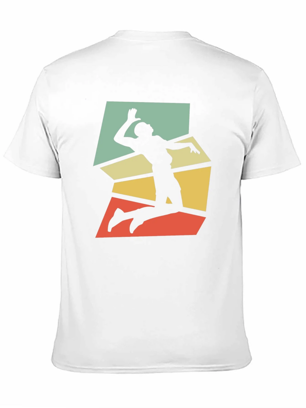 Retro Volleyball Player Graphic Tee - Black product image 10