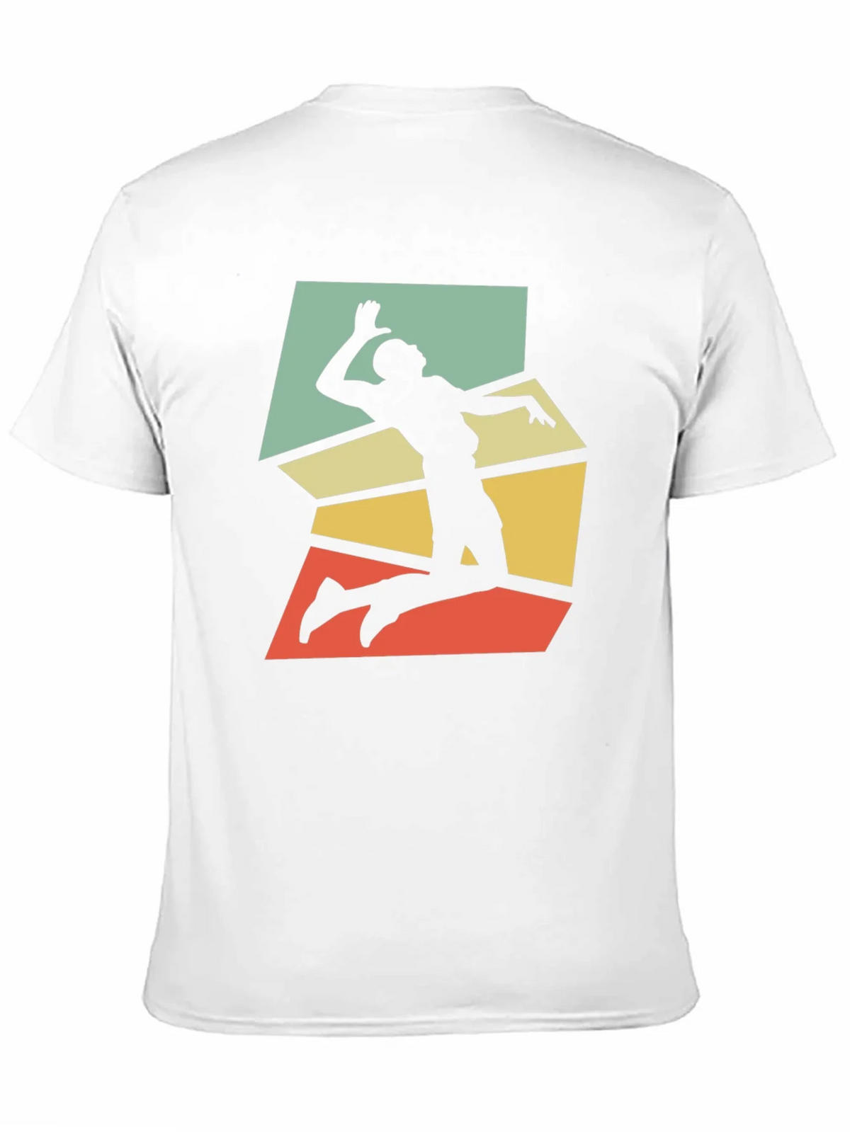 Retro Volleyball Player Graphic Tee - Black product image 10