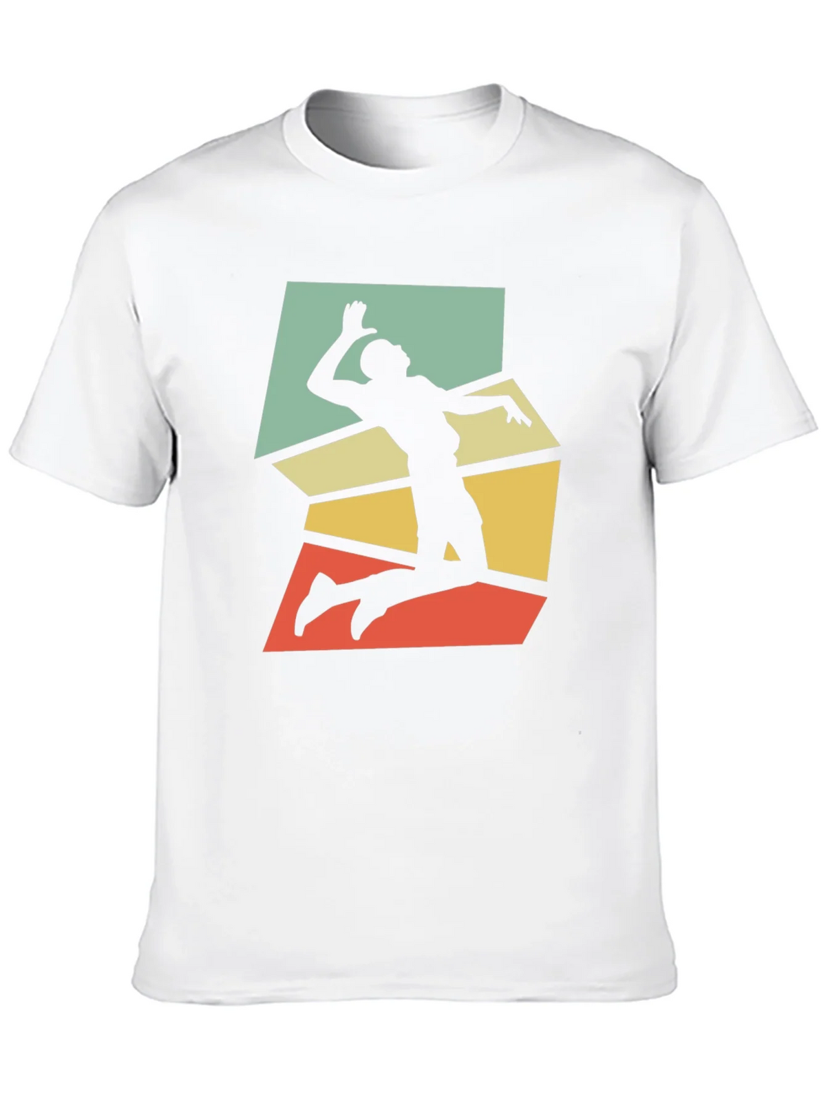 Retro Volleyball Player Graphic Tee - Black product image 9
