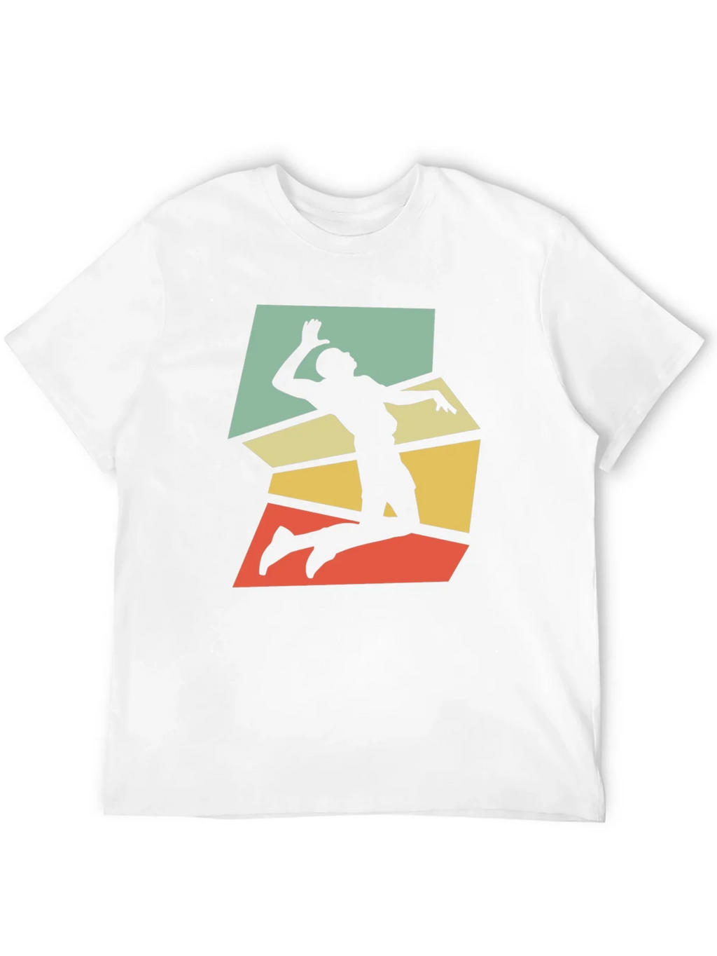 Retro Volleyball Player Graphic Tee - Black product image 11