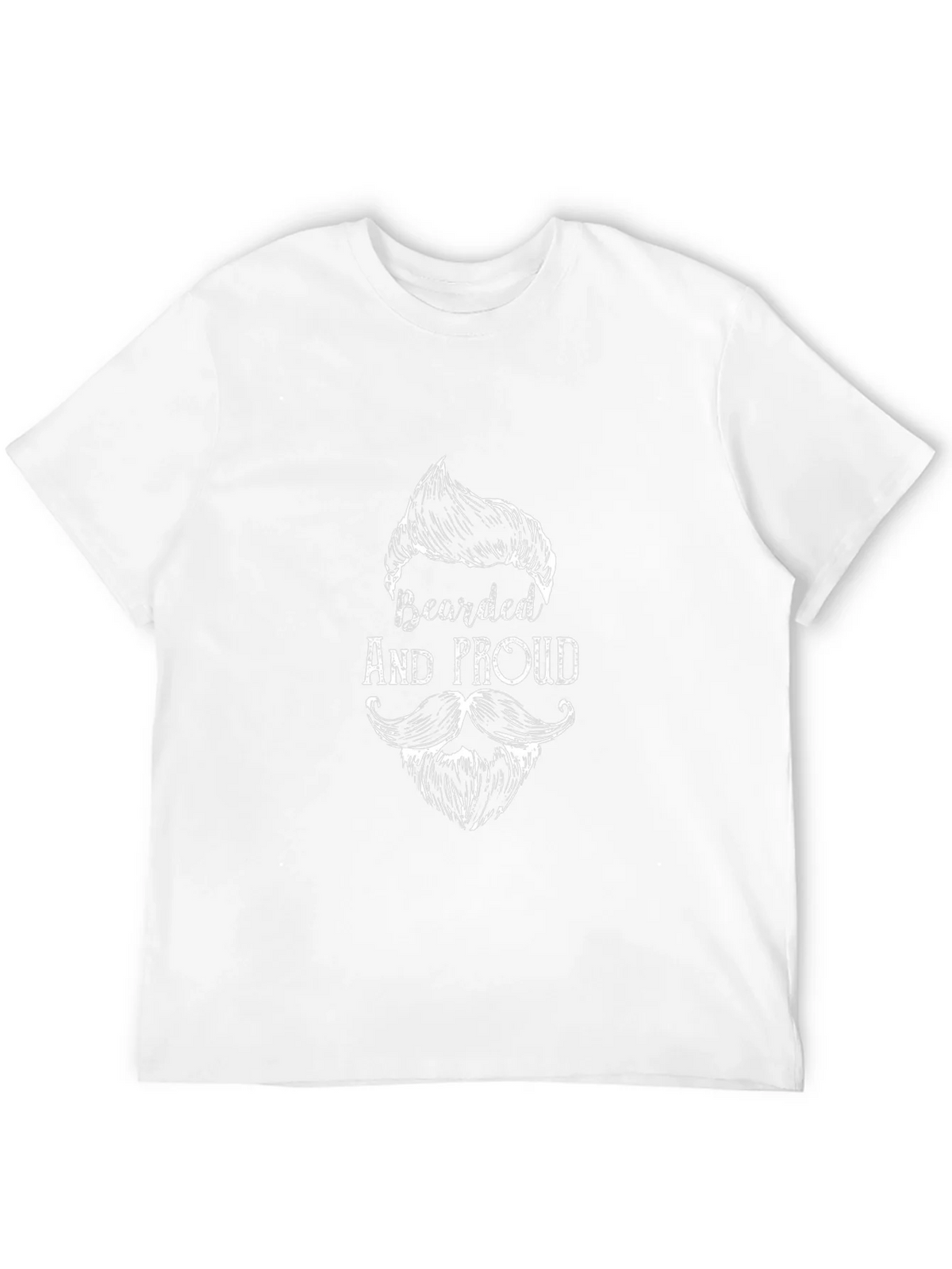 Bearded and Proud Black T-Shirt product image 11