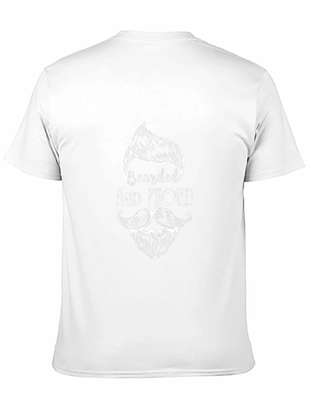 Bearded and Proud Black T-Shirt product image 10