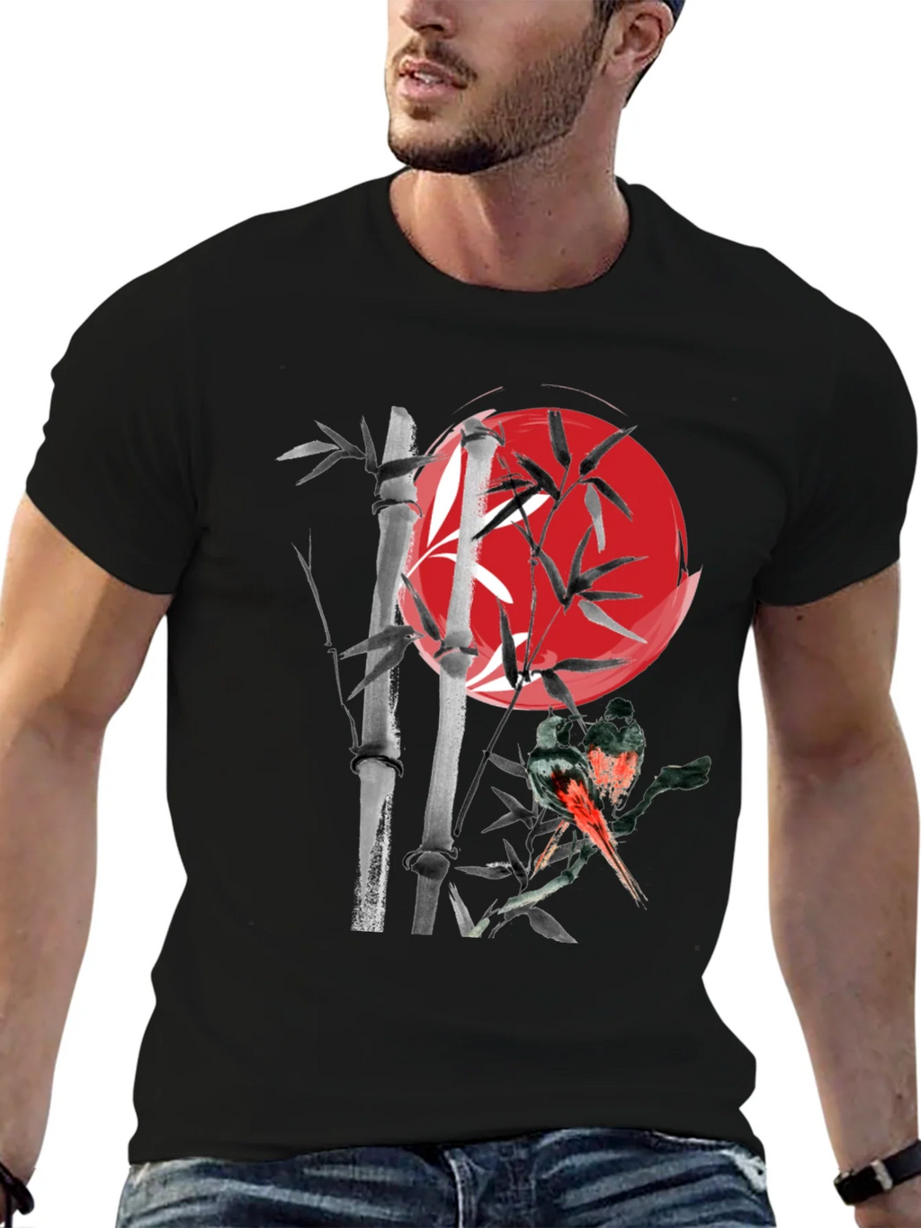 Bamboo & Bird Graphic Tee product image 5