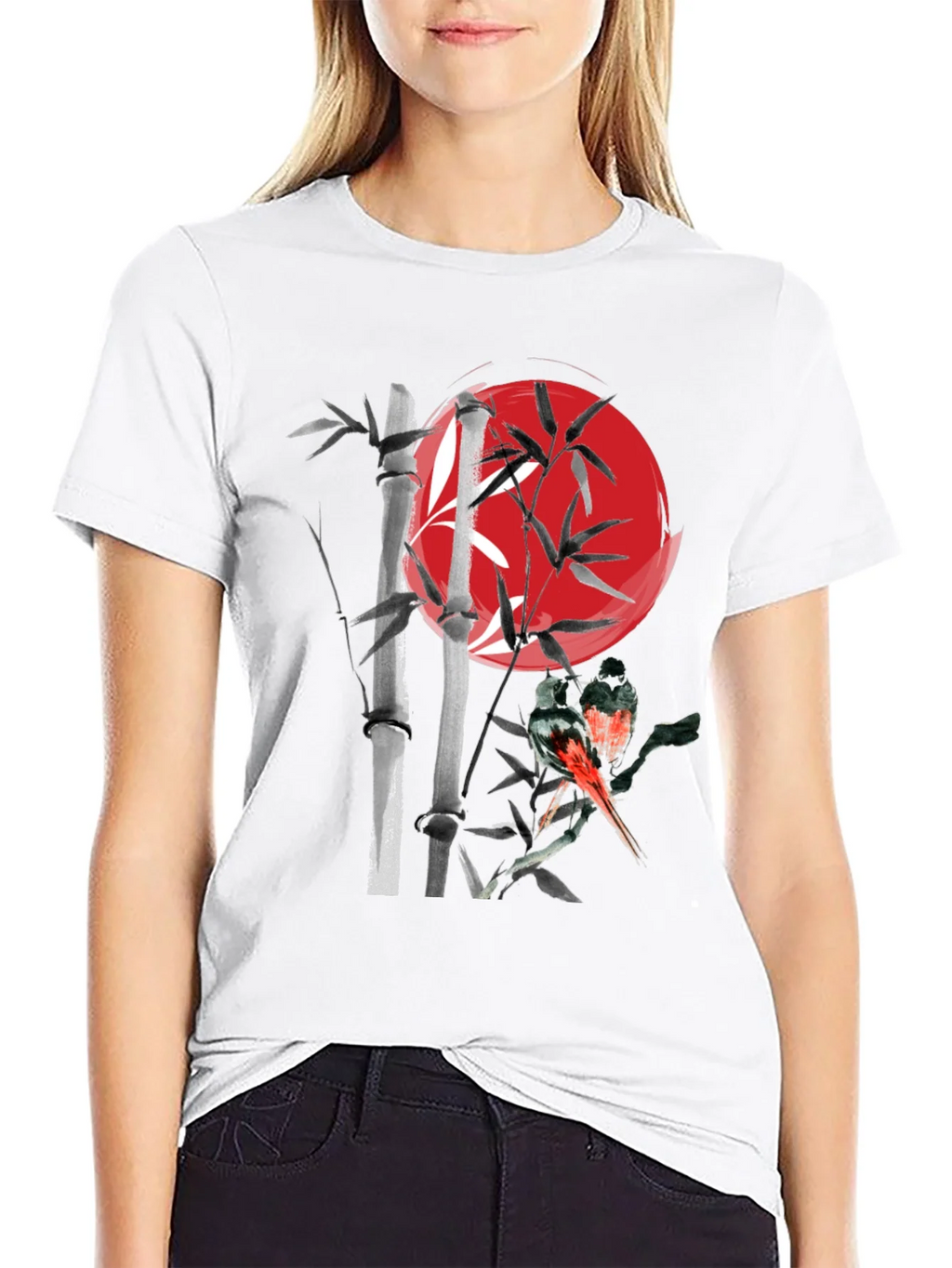 Bamboo & Bird Graphic Tee product image 7