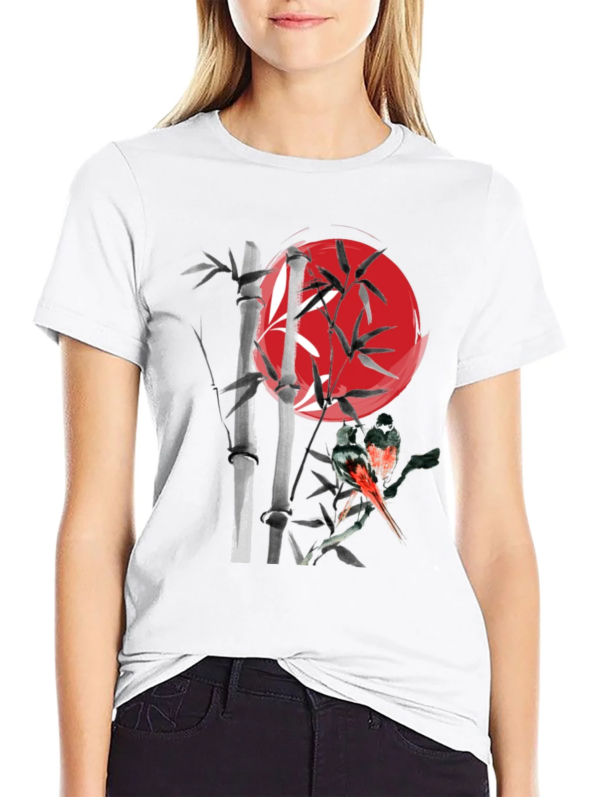 Bamboo & Bird Graphic Tee product image 7