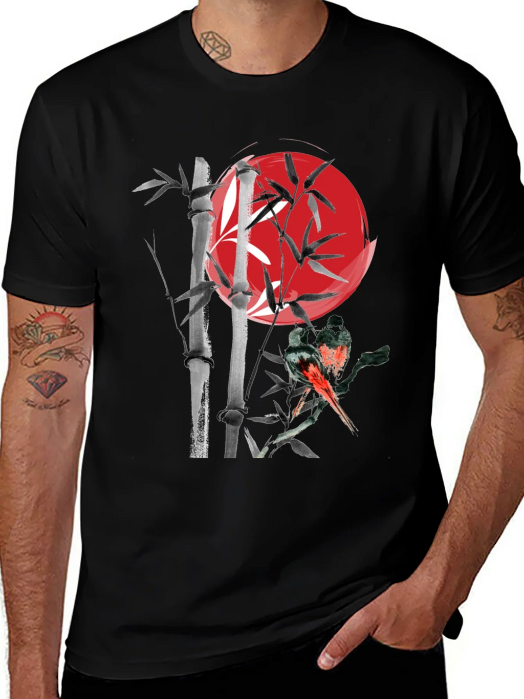 Bamboo & Bird Graphic Tee product image 1