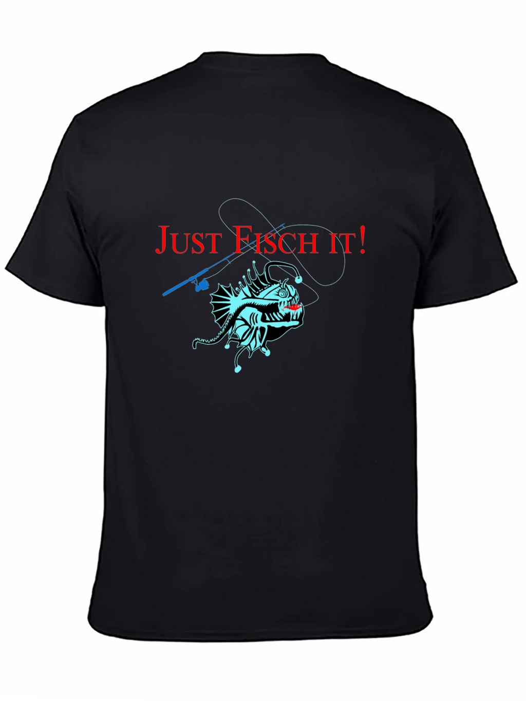 Just Fisch It! Anglerfish Graphic T-Shirt - Unique Design product image 3