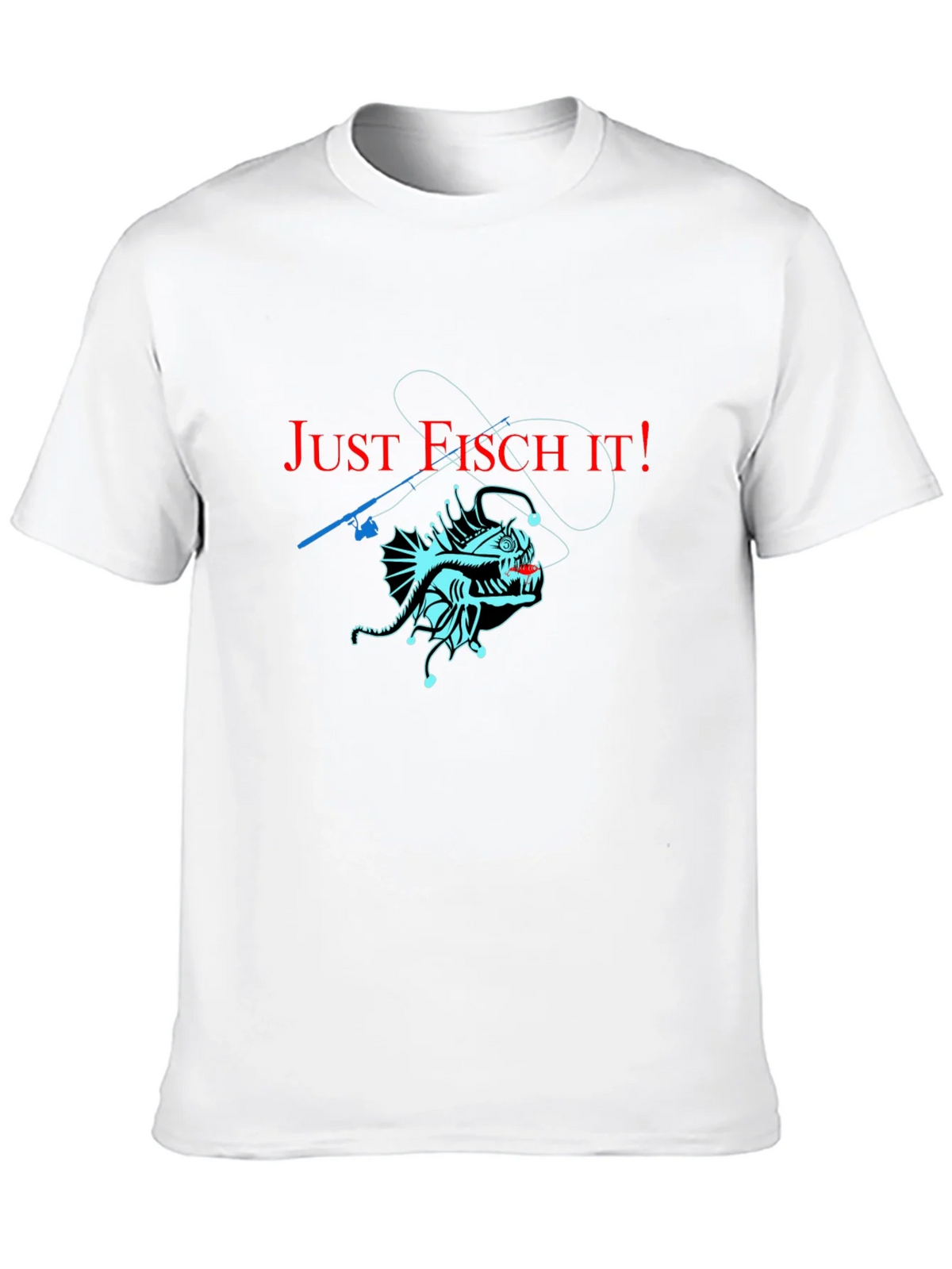 Just Fisch It! Anglerfish Graphic T-Shirt - Unique Design product image 7