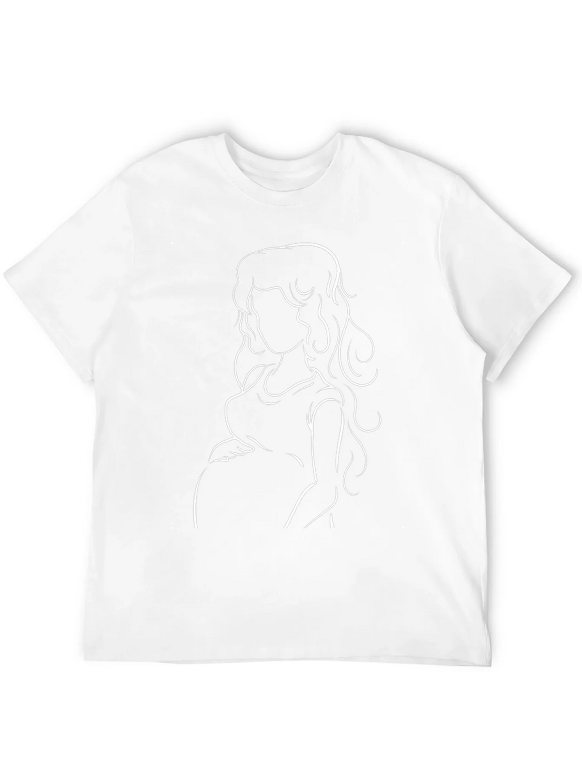 Stylish Pregnant Woman Graphic Tee - Black product image 11