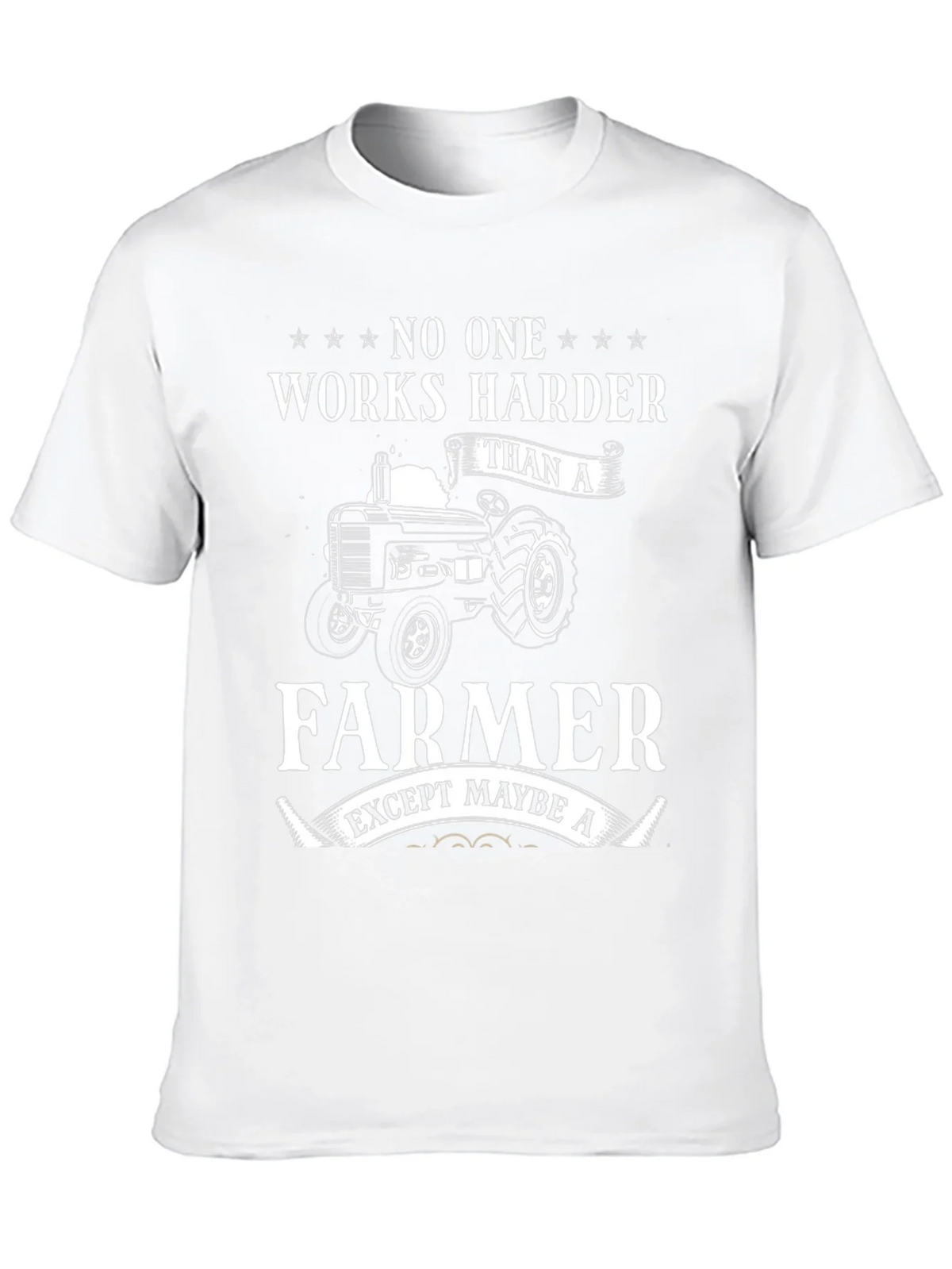 Farmer Graphic Tee - No One Works Harder T-Shirt product image 9