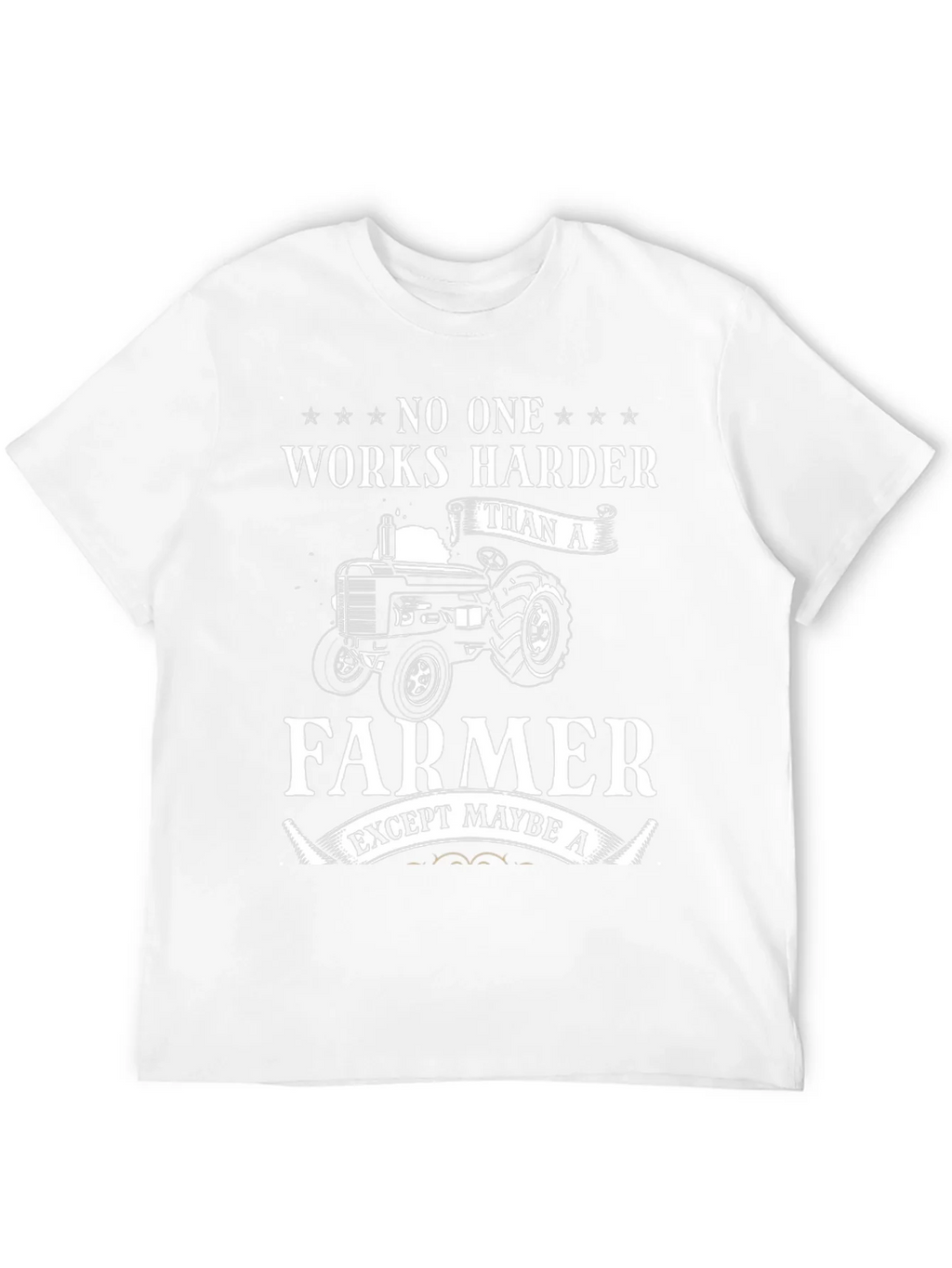 Farmer Graphic Tee - No One Works Harder T-Shirt product image 10