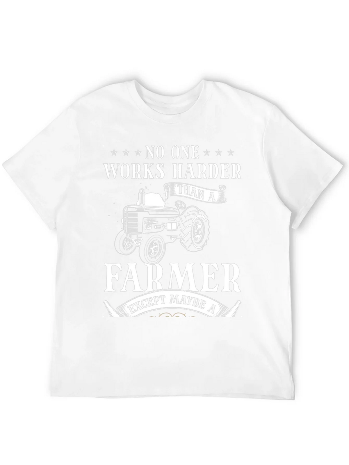 Farmer Graphic Tee - No One Works Harder T-Shirt product image 10