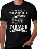 Farmer Graphic Tee - No One Works Harder T-Shirt product image 1