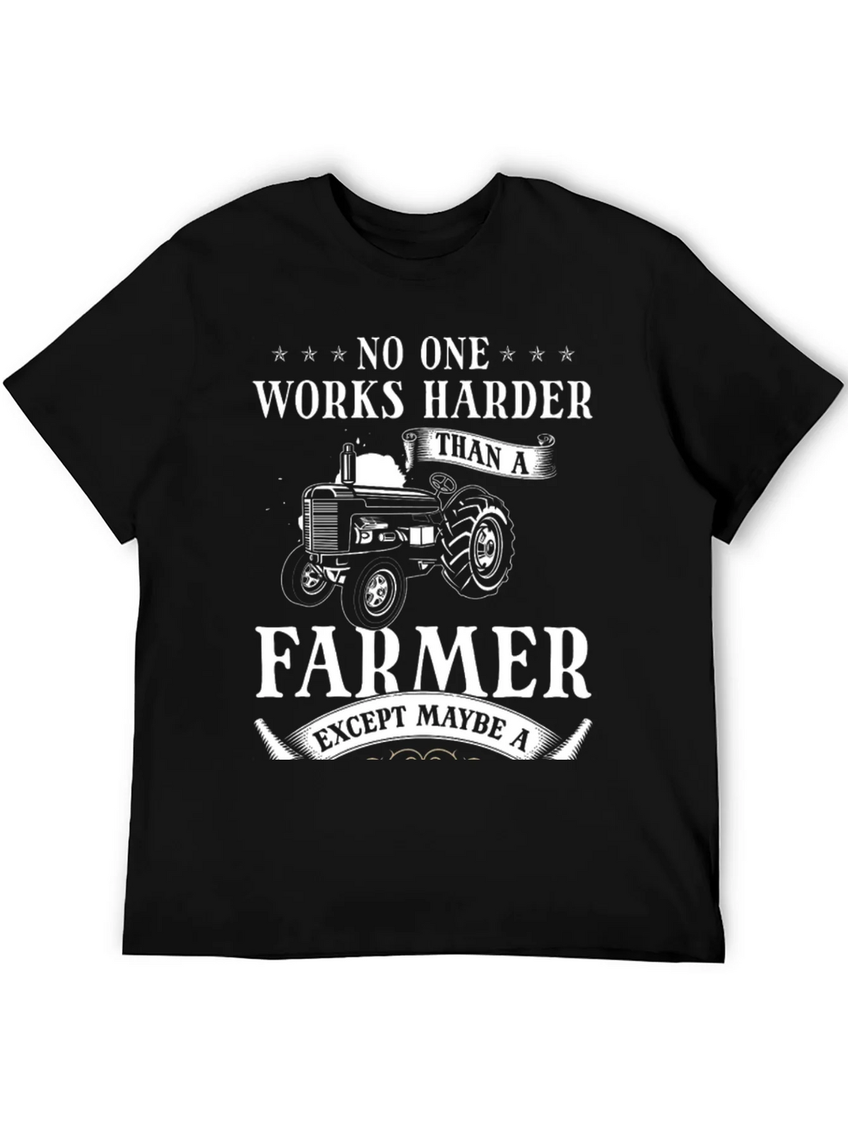 Farmer Graphic Tee - No One Works Harder T-Shirt product image 5