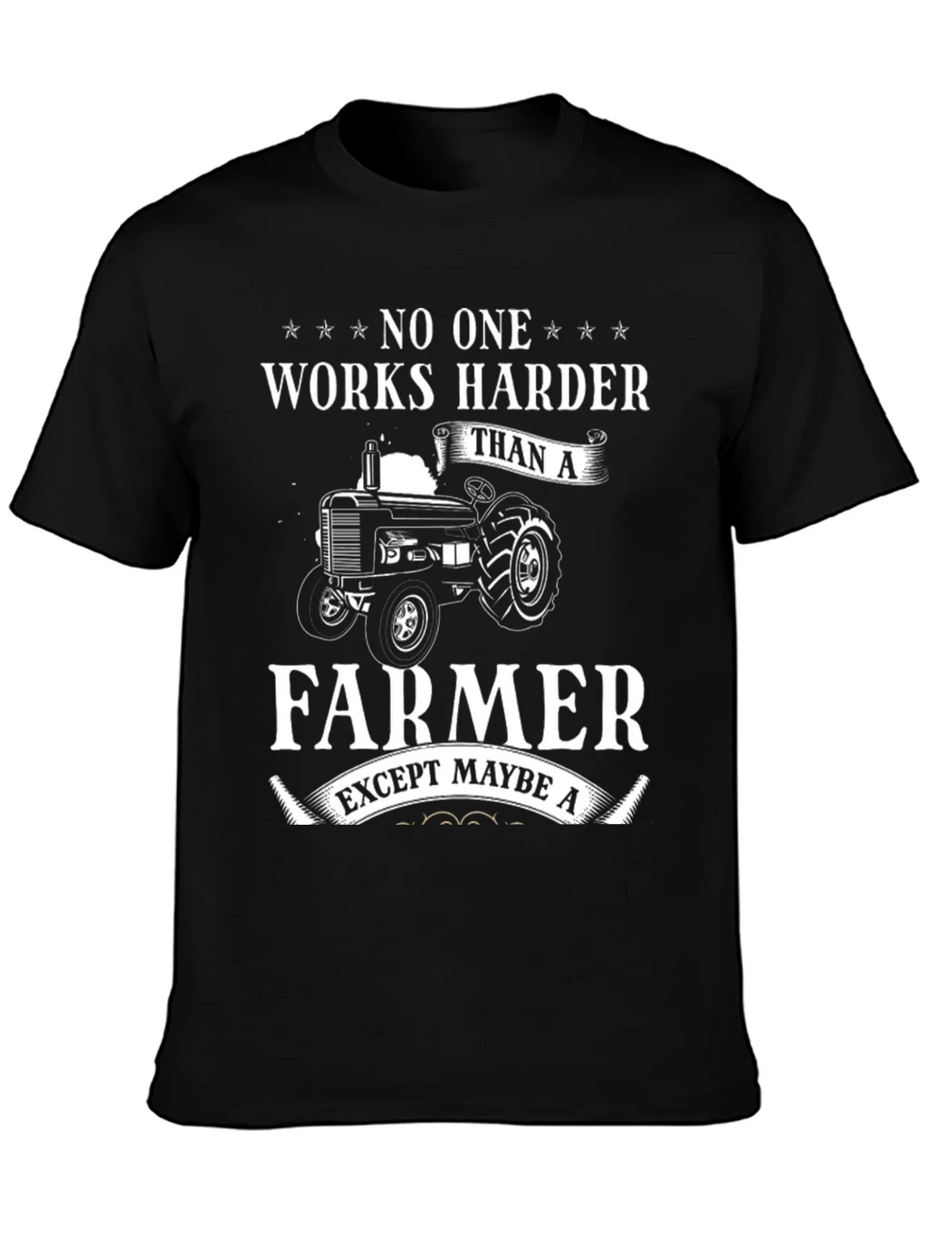 Farmer Graphic Tee - No One Works Harder T-Shirt product image 3
