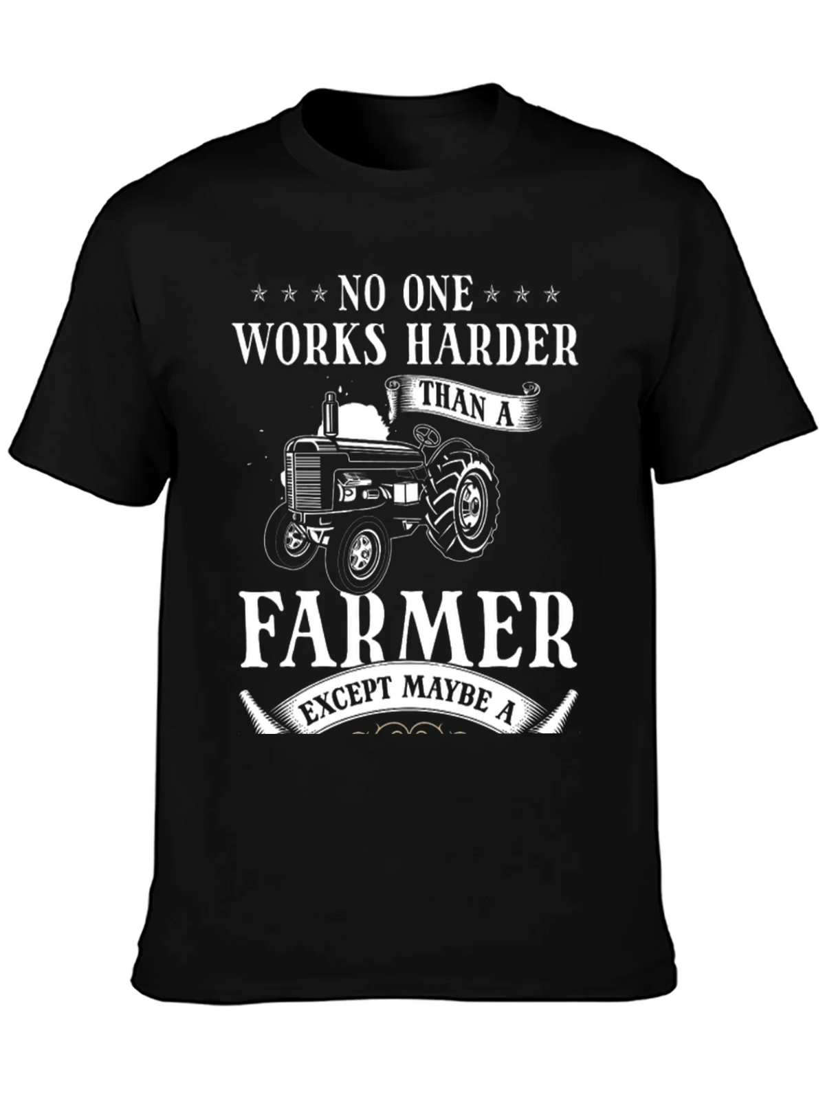 Farmer Graphic Tee - No One Works Harder T-Shirt product image 3