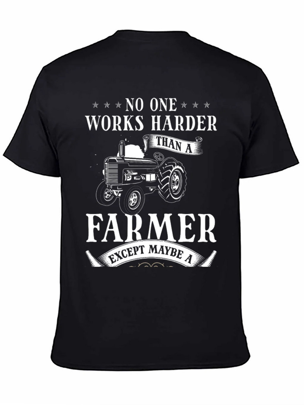 Farmer Graphic Tee - No One Works Harder T-Shirt product image 4