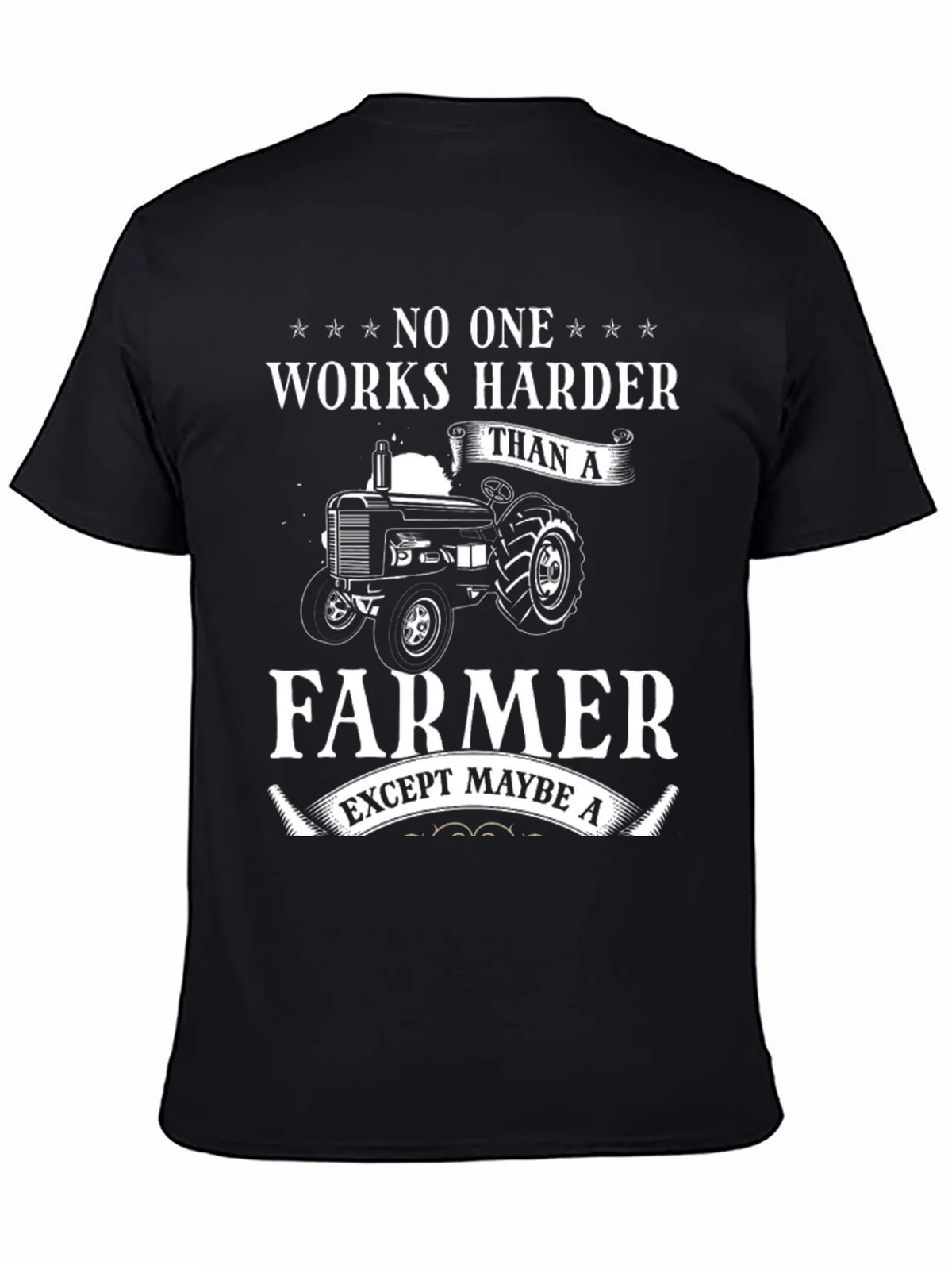 Farmer Graphic Tee - No One Works Harder T-Shirt product image 4